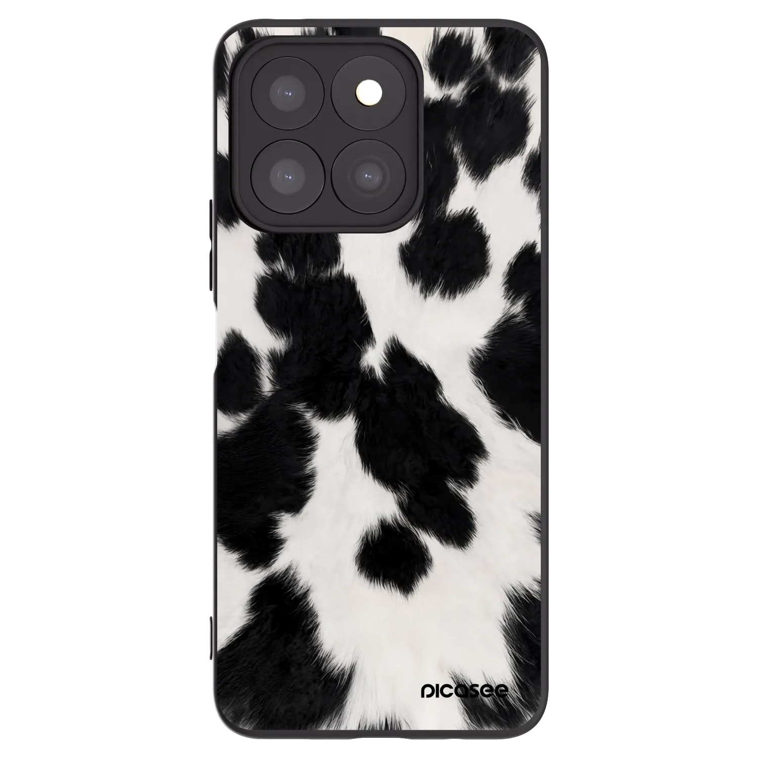 Picasee silikonový černý obal pro Honor X8b - Black Moo