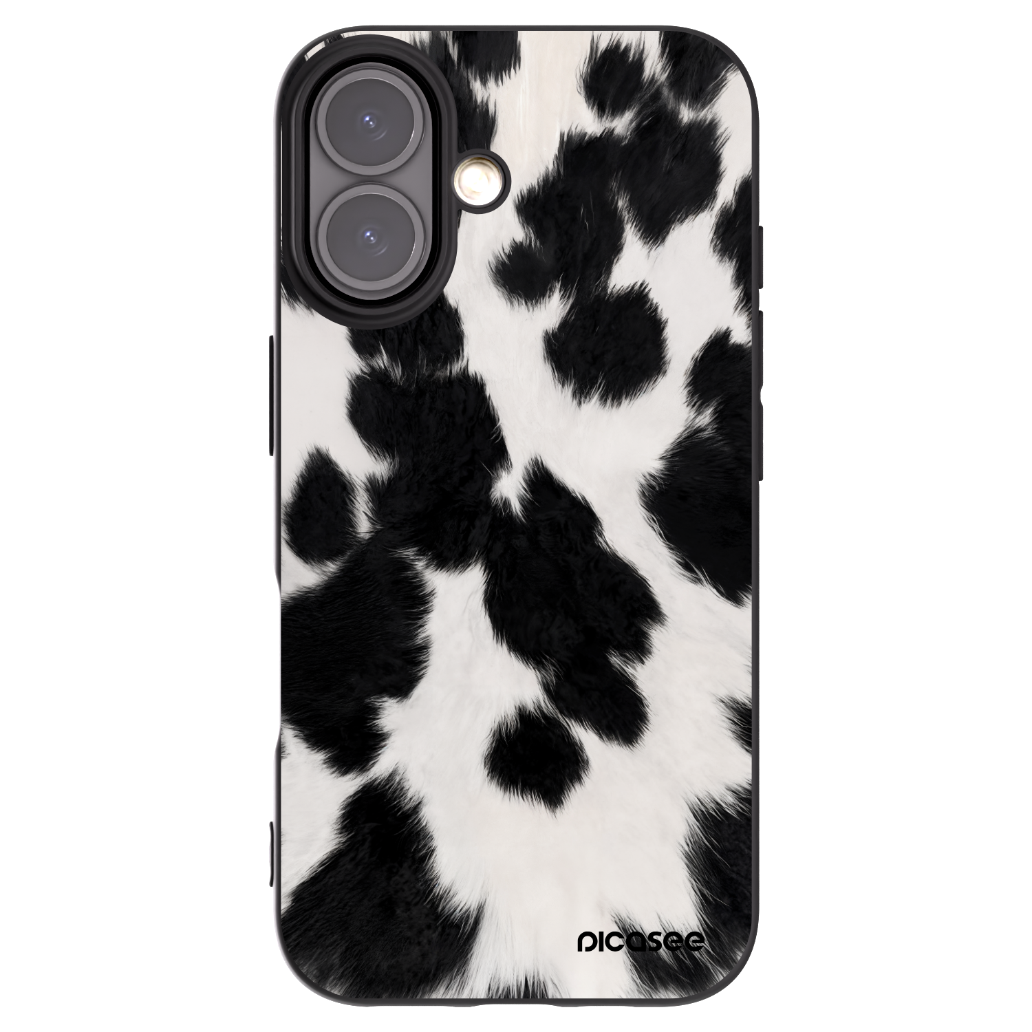 Picasee silikonový černý obal pro Apple iPhone 16 - Black Moo