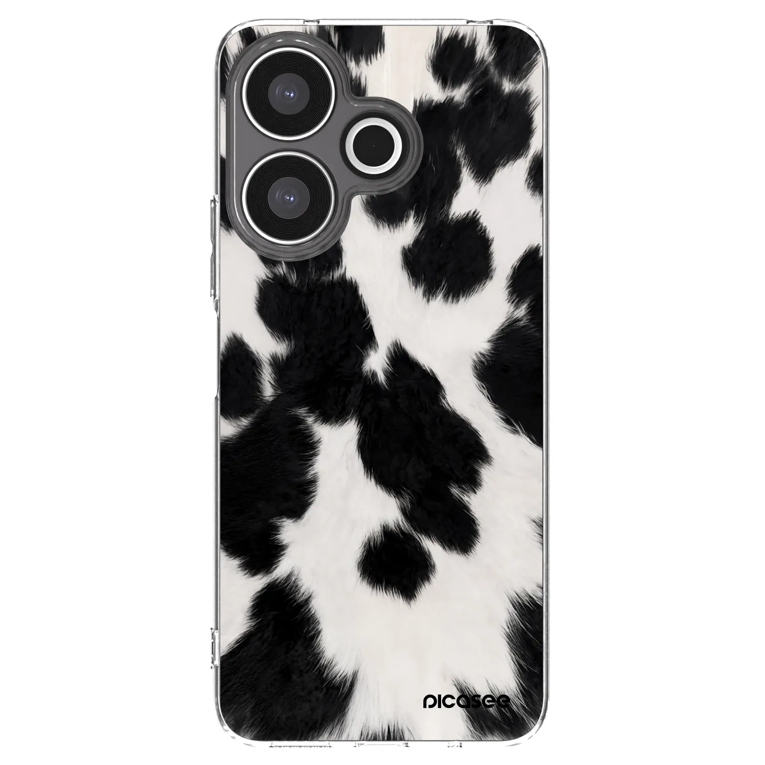 Picasee silikonový průhledný obal pro Xiaomi Redmi 13 4G - Black Moo