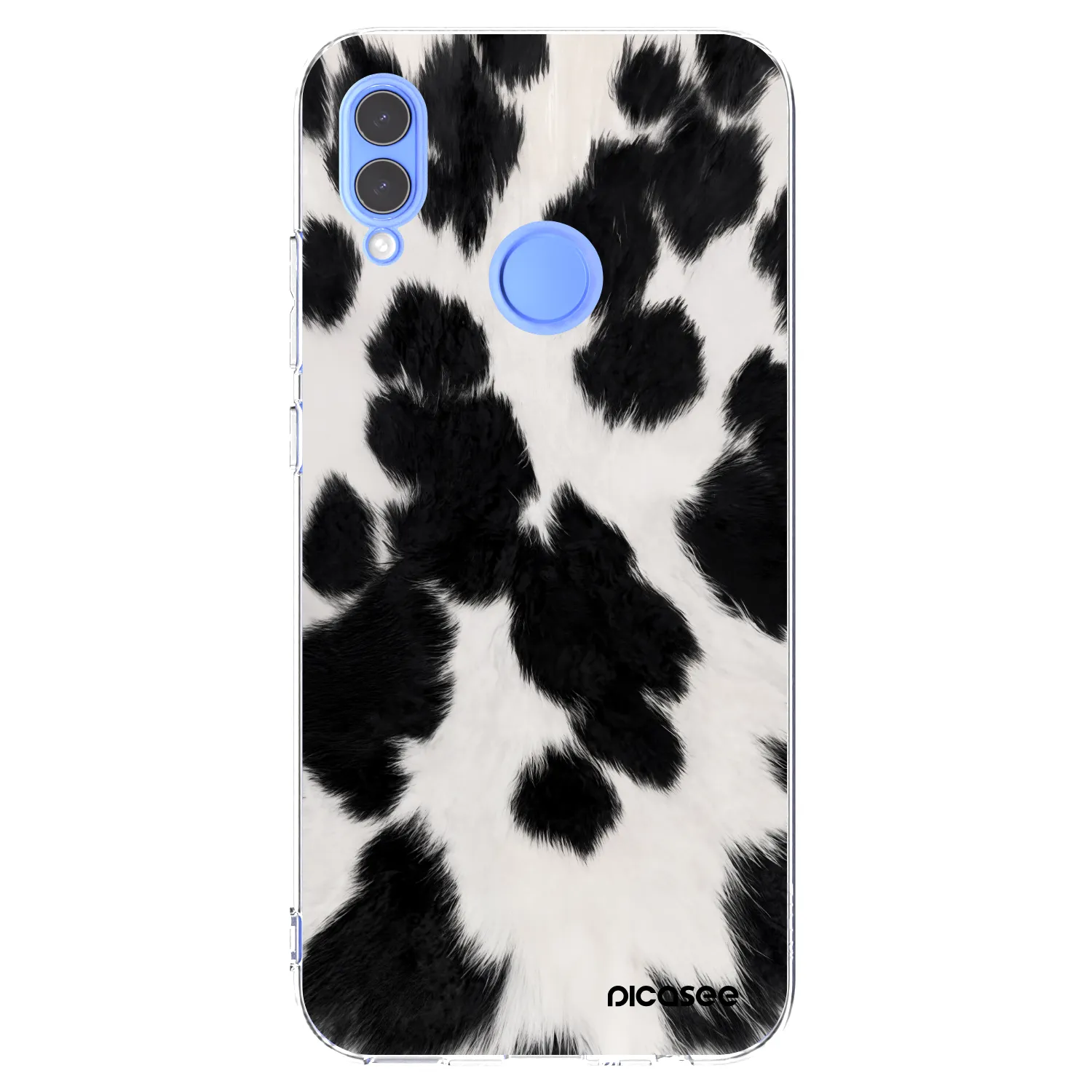 Picasee silikonový průhledný obal pro Honor 10 Lite - Black Moo