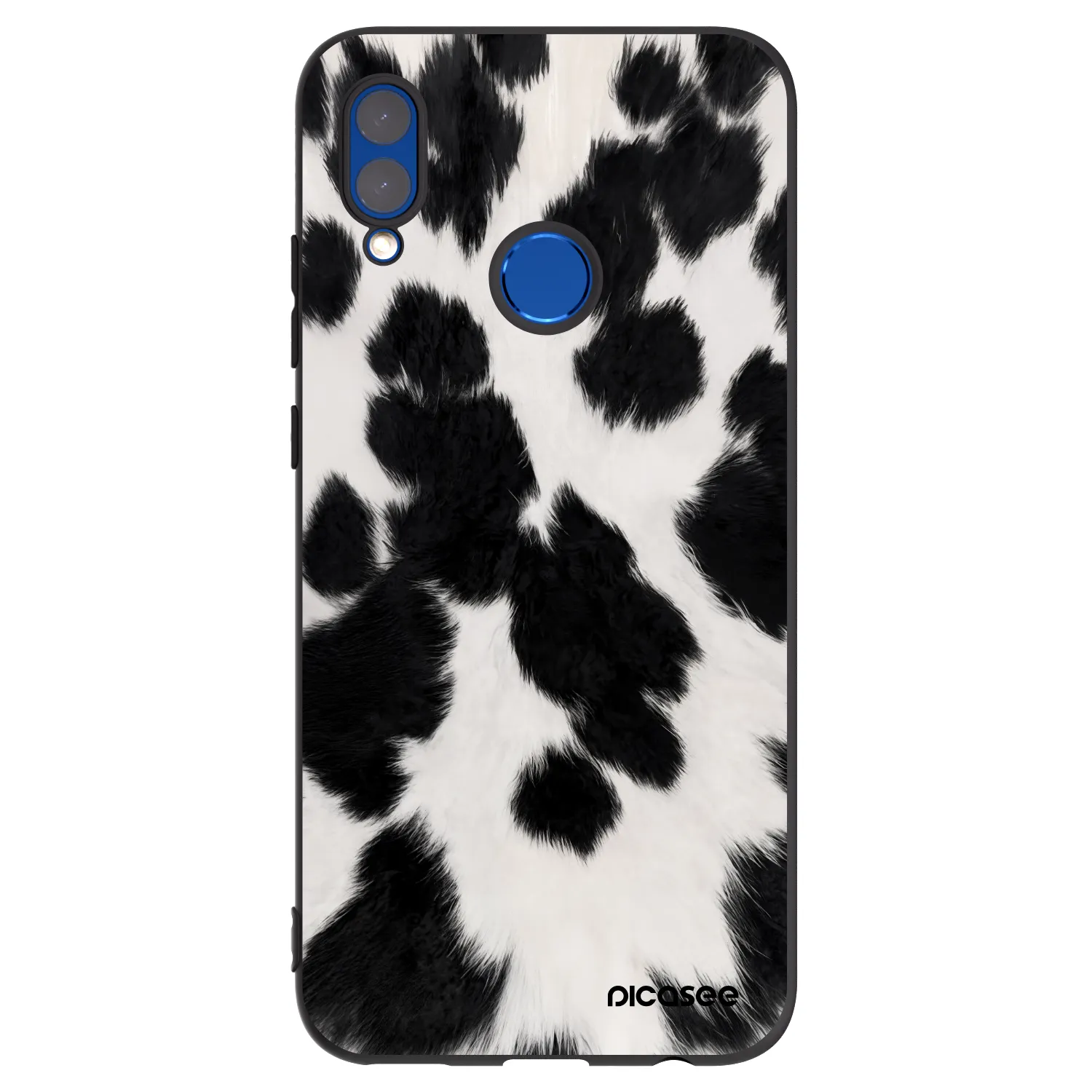 Picasee silikonový černý obal pro Honor 10 Lite - Black Moo