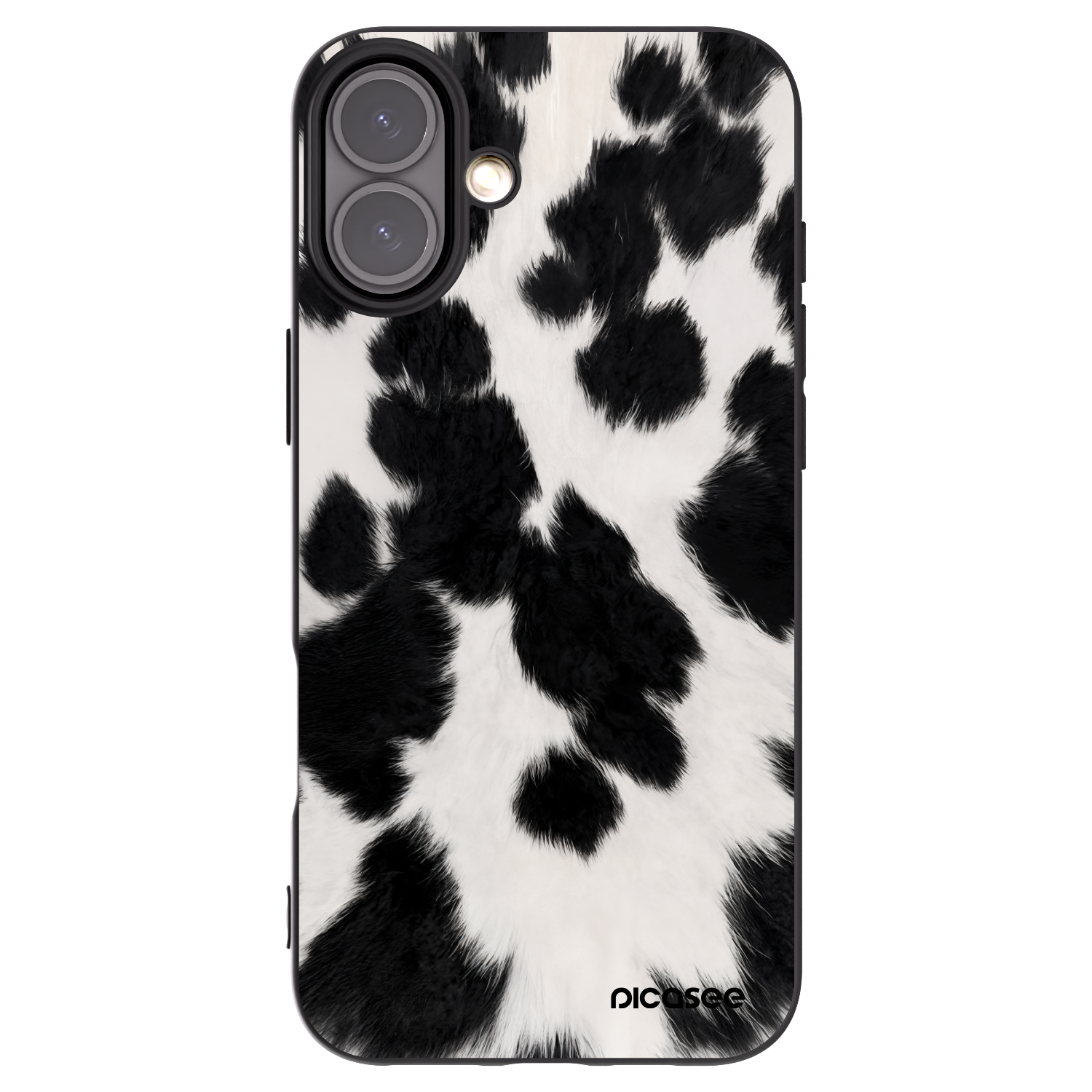 Picasee silikonový černý obal pro Apple iPhone 16 Plus - Black Moo