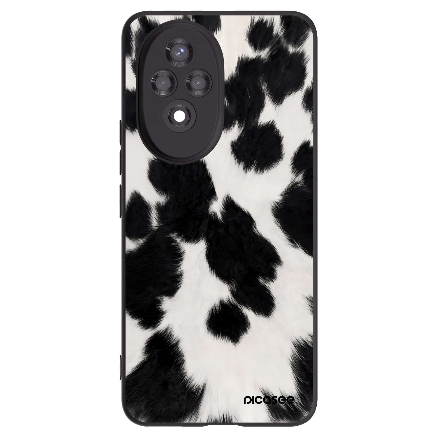Picasee silikonový černý obal pro Honor 200 Pro 5G - Black Moo