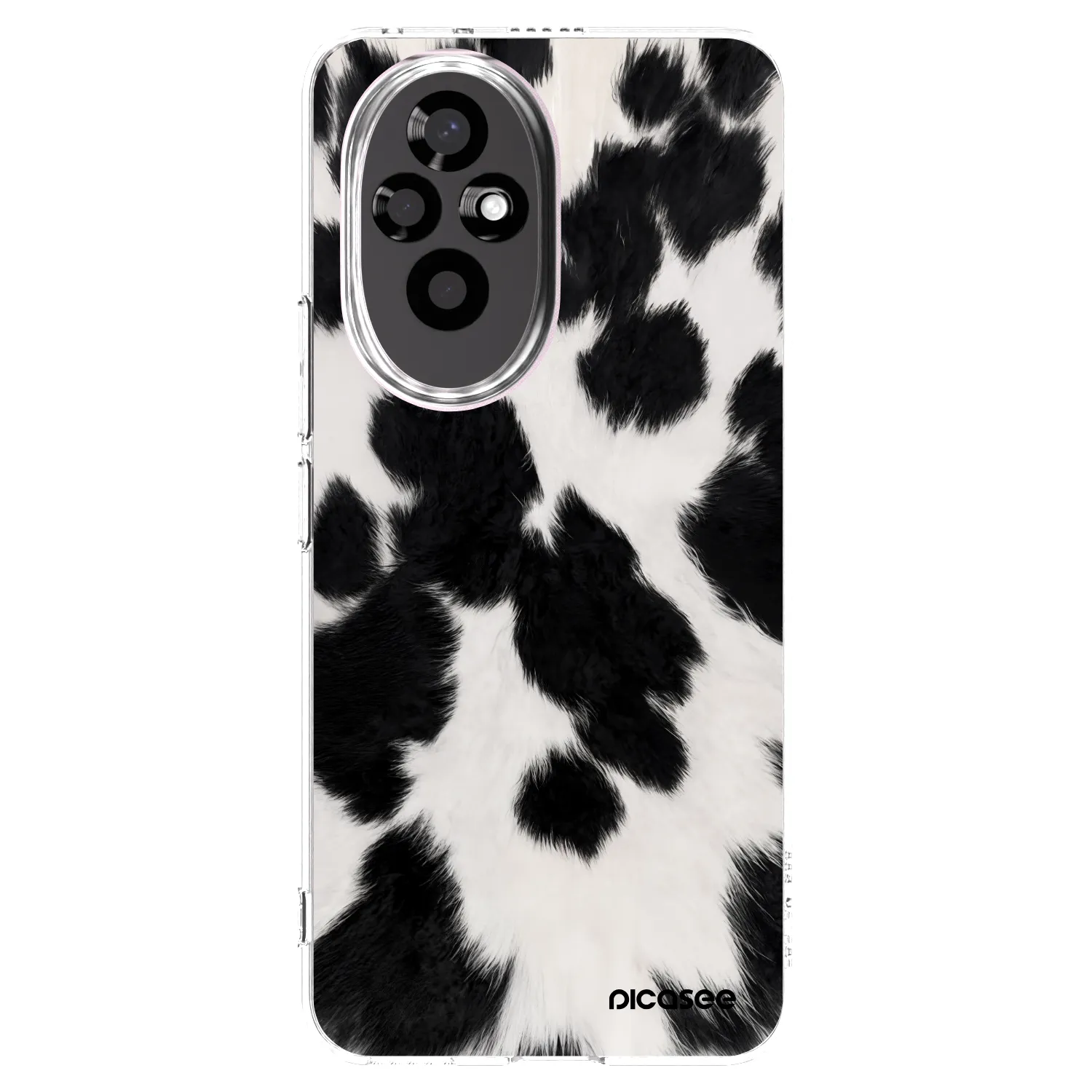 Picasee silikonový průhledný obal pro Honor 200 Pro 5G - Black Moo