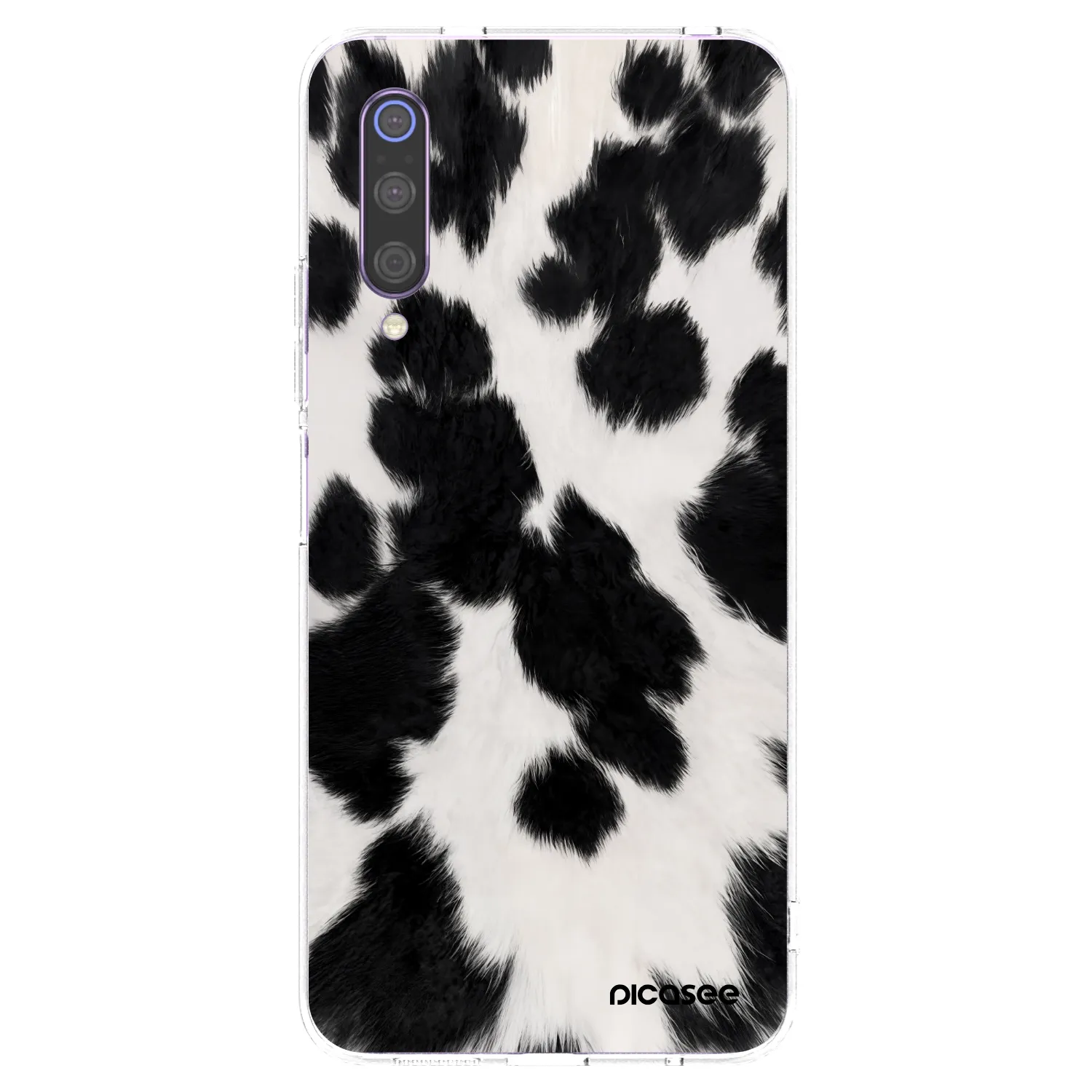 Picasee silikonový průhledný obal pro Xiaomi Mi 9 - Black Moo