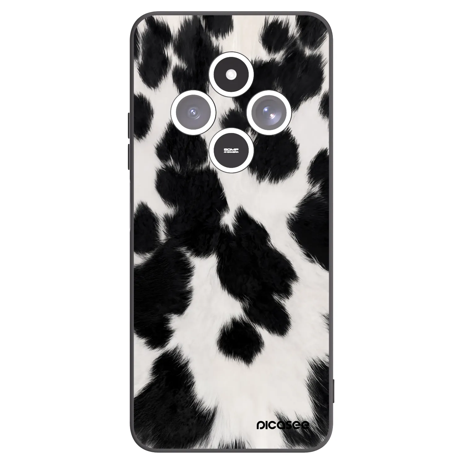 Picasee silikonový černý obal pro Xiaomi Redmi 14C - Black Moo