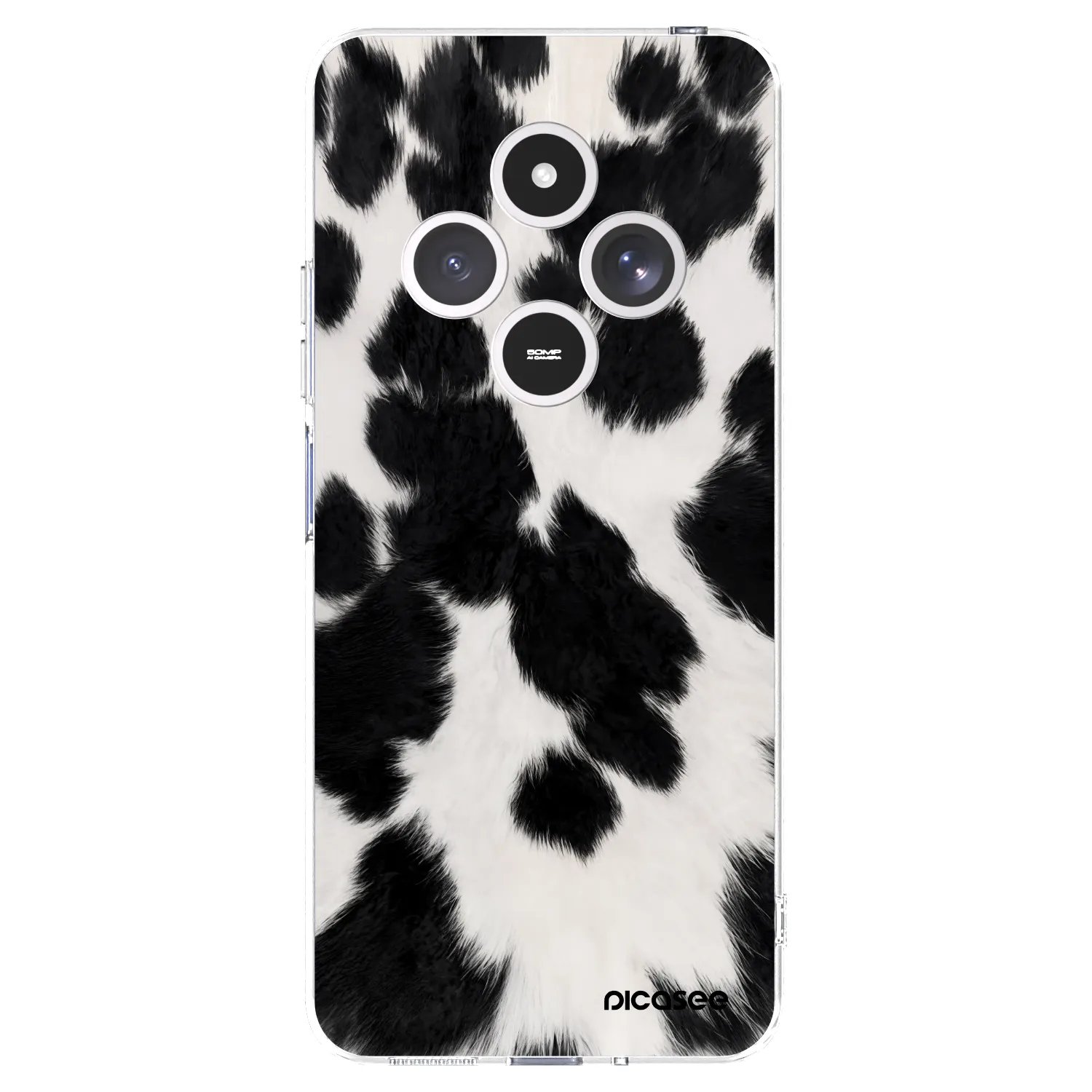 Picasee silikonový průhledný obal pro Xiaomi Redmi 14C - Black Moo