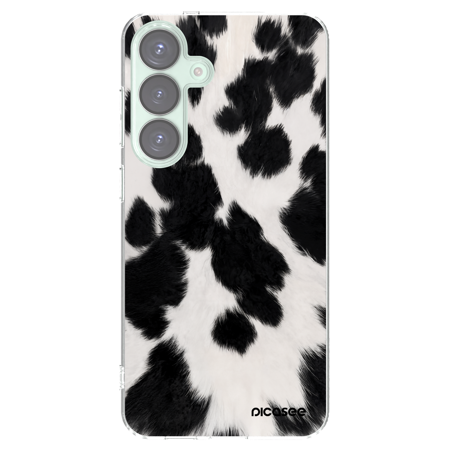 Picasee silikonový průhledný obal pro Samsung Galaxy S25+ 5G - Black Moo