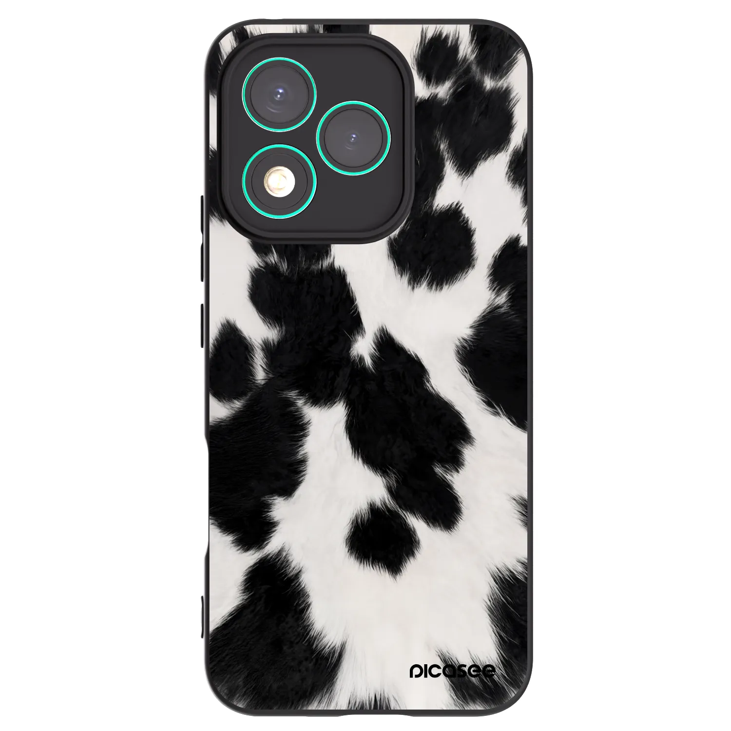 Picasee silikonový černý obal pro Honor 400 Lite 5G - Black Moo