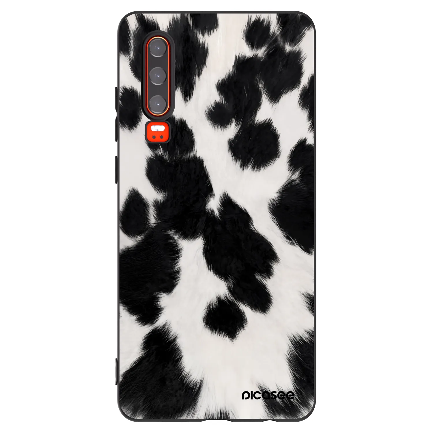 Picasee silikonový černý obal pro Huawei P30 - Black Moo