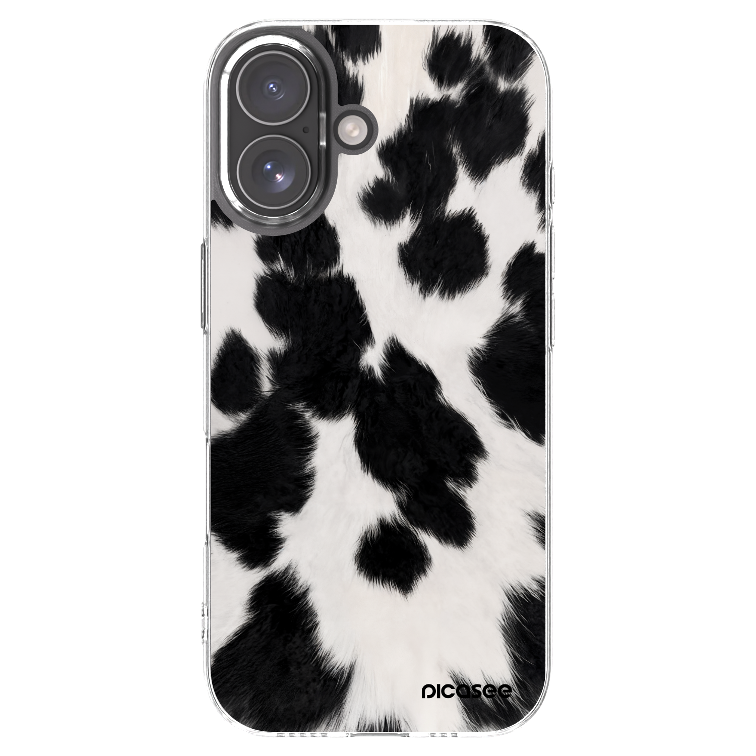 Picasee silikonový průhledný obal pro Apple iPhone 17 - Black Moo