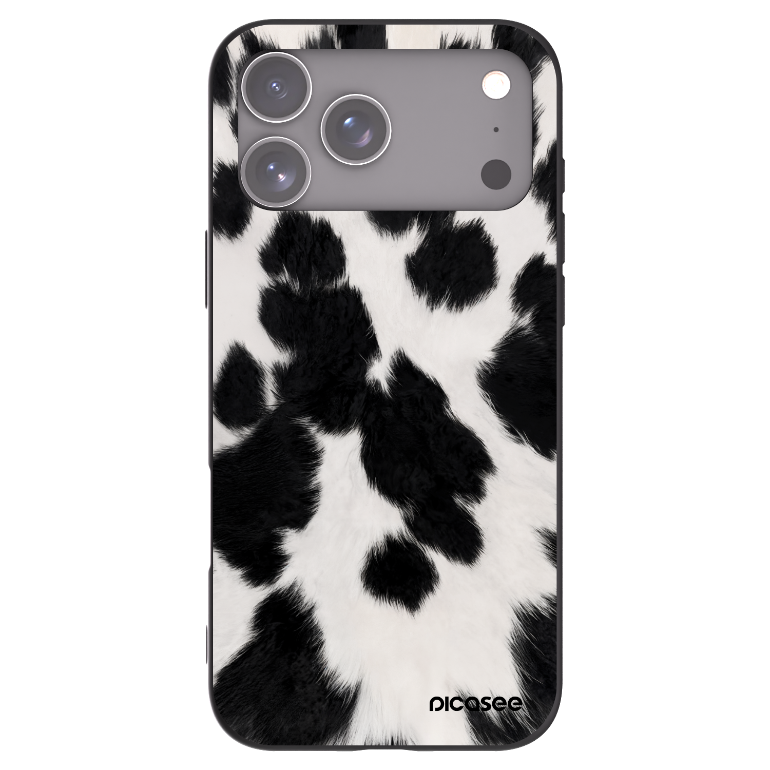 Picasee silikonový černý obal pro Apple iPhone 17 Pro Max - Black Moo