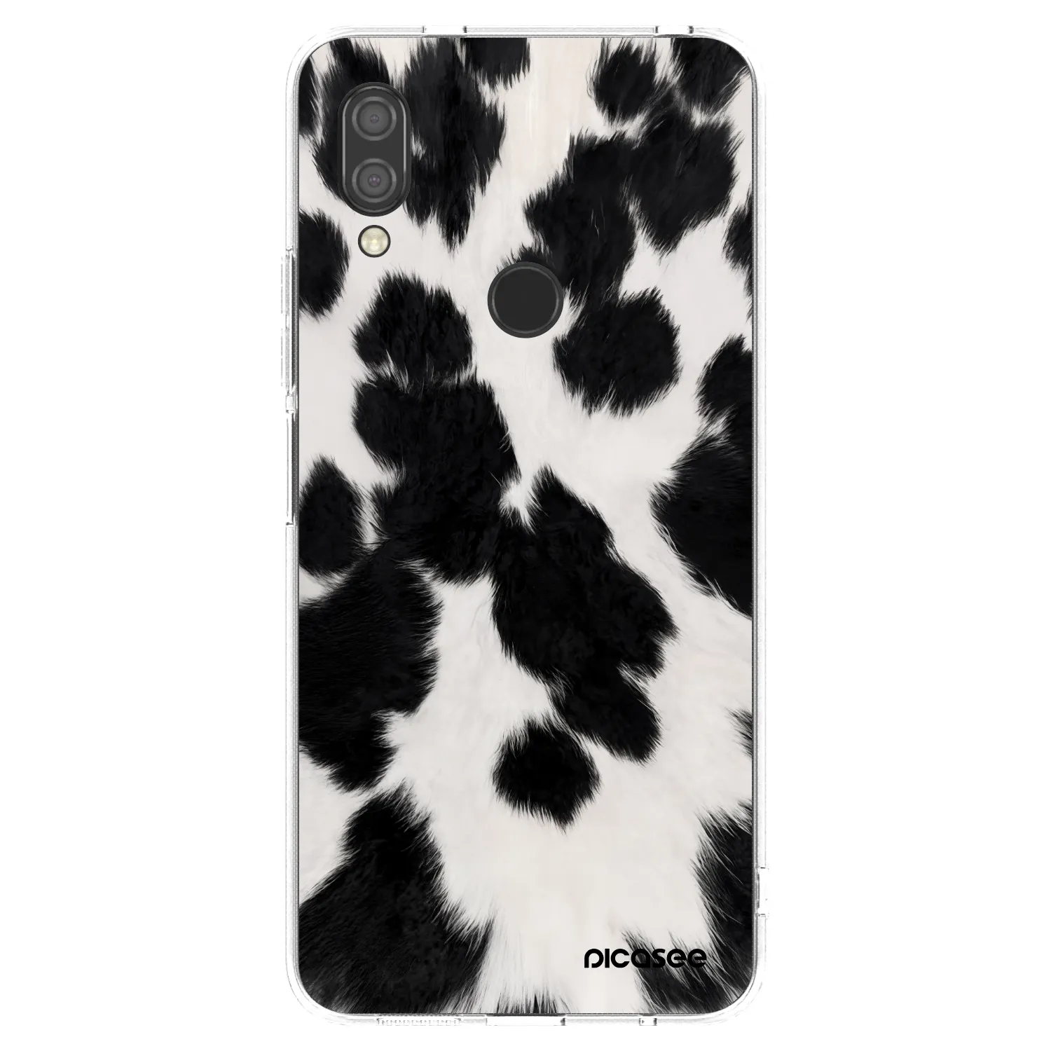 Picasee silikonový průhledný obal pro Xiaomi Redmi 7 - Black Moo