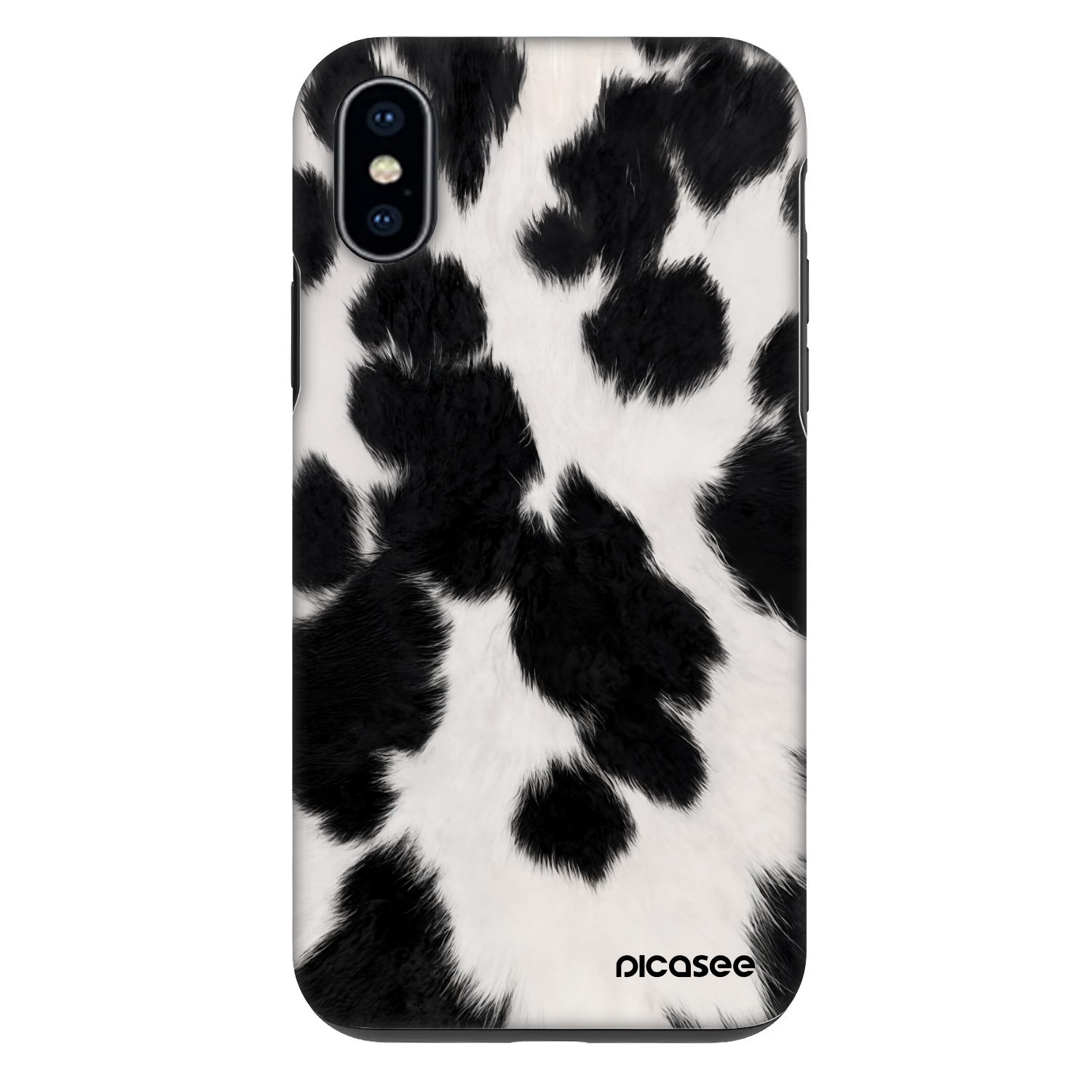 Picasee Fashion Case pro Apple iPhone X/XS - Black Moo