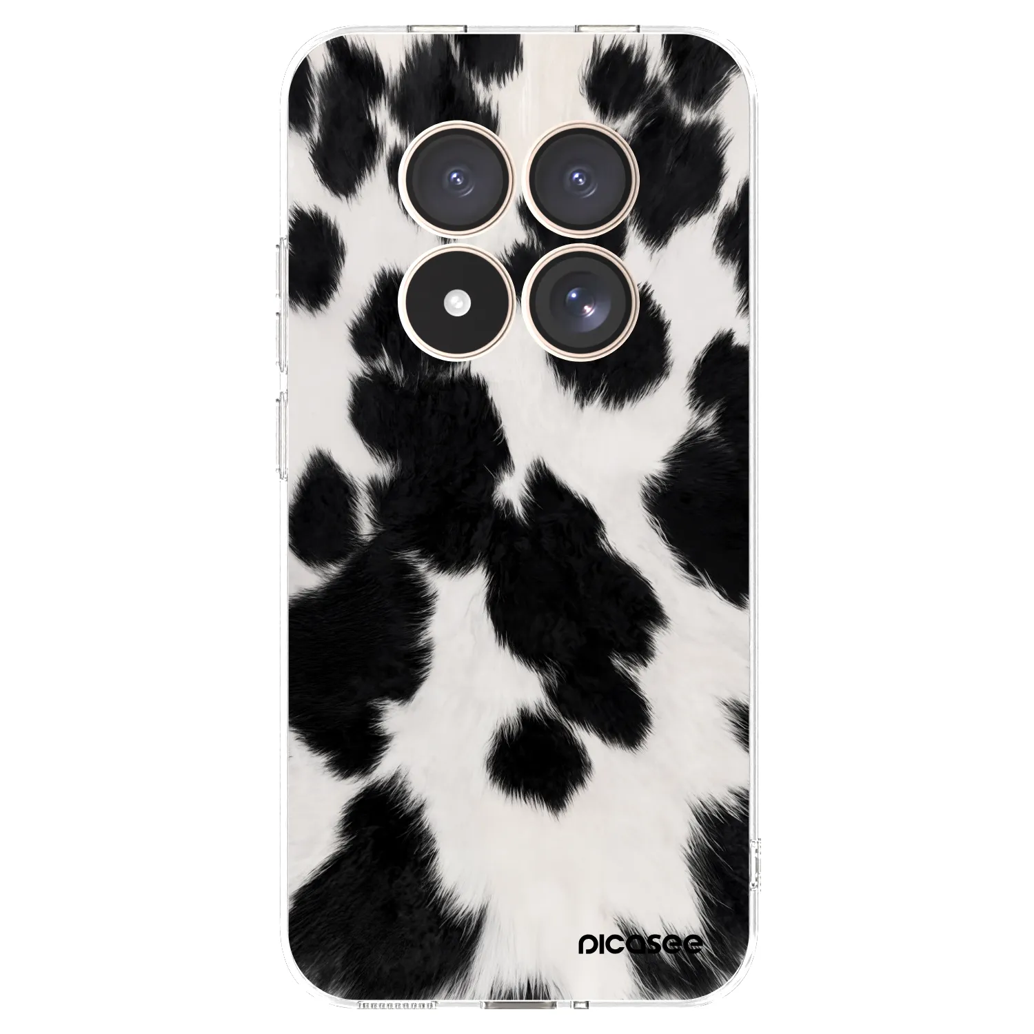 Picasee silikonový průhledný obal pro Xiaomi Redmi Note 15 Pro 4G - Black Moo