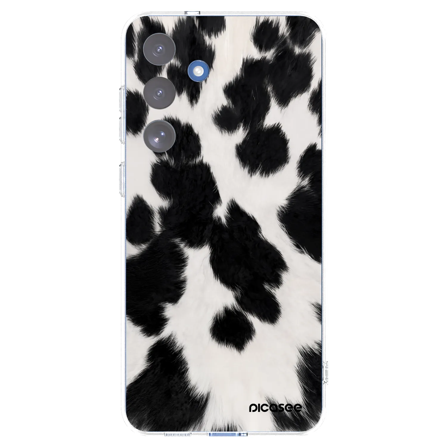 Picasee silikonový průhledný obal pro Samsung Galaxy S25 FE 5G - Black Moo