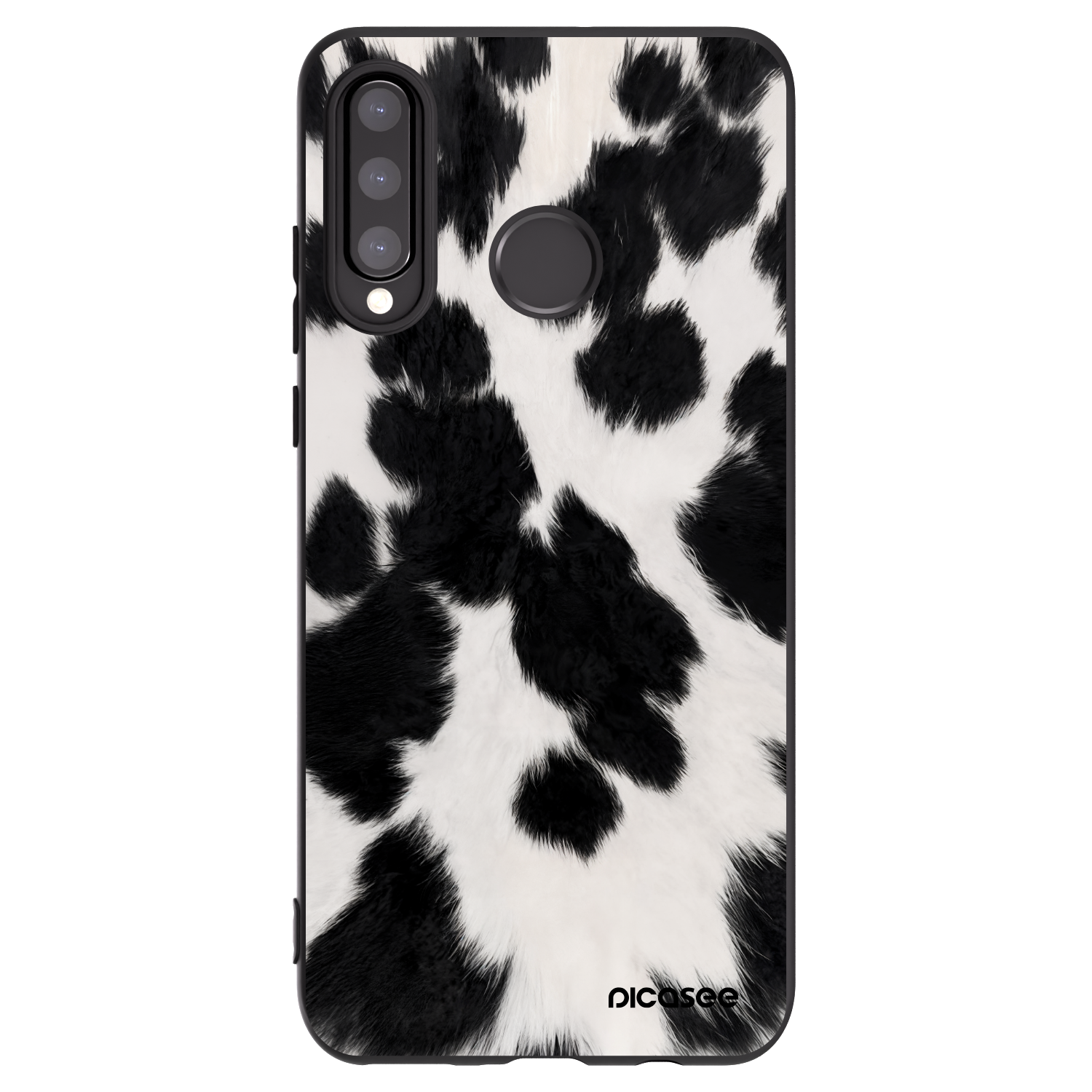 Picasee silikonový černý obal pro Huawei P30 Lite - Black Moo