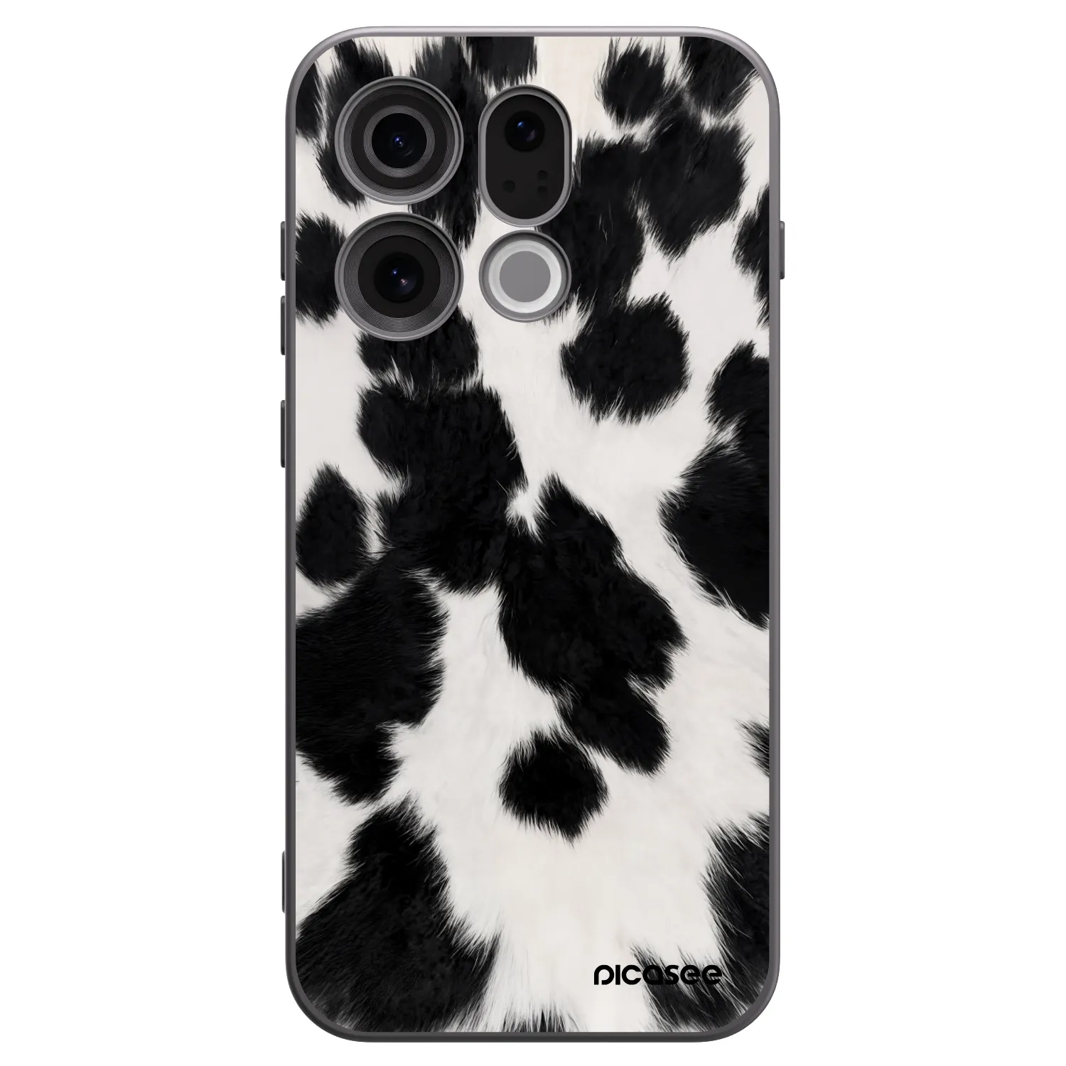 Picasee silikonový černý obal pro OPPO Find X9 - Black Moo