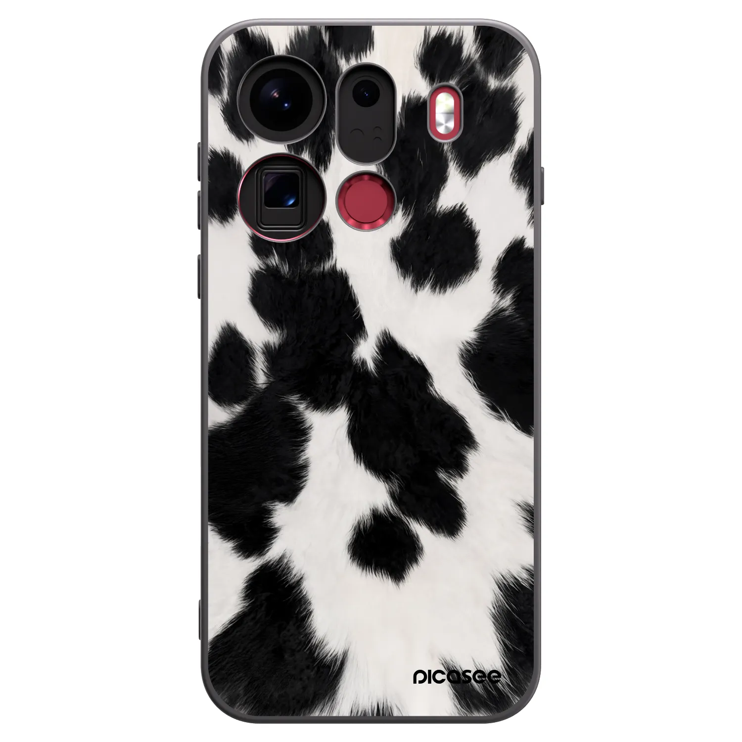 Picasee silikonový černý obal pro OPPO Find X9 Pro - Black Moo