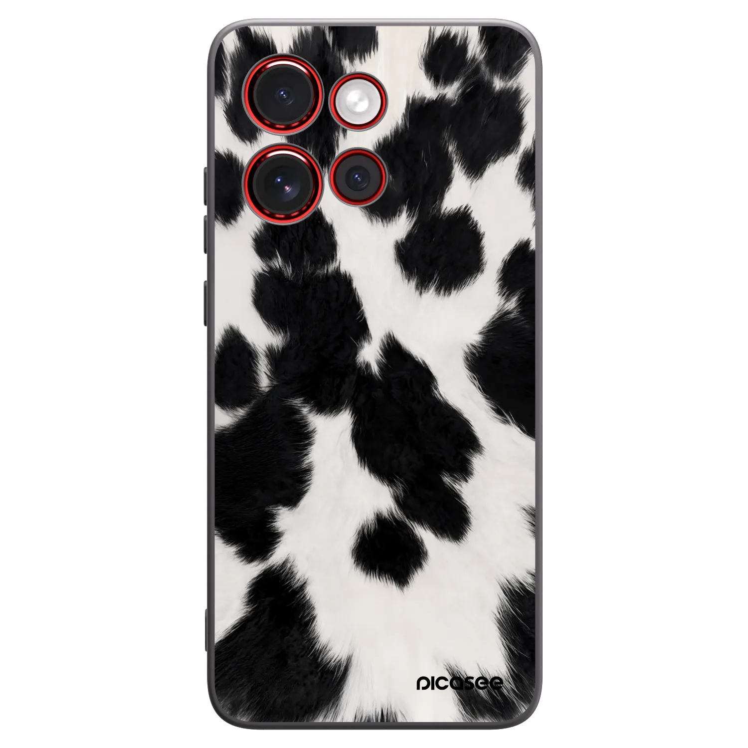 Picasee silikonový černý obal pro Motorola Edge 60 Neo 5G - Black Moo