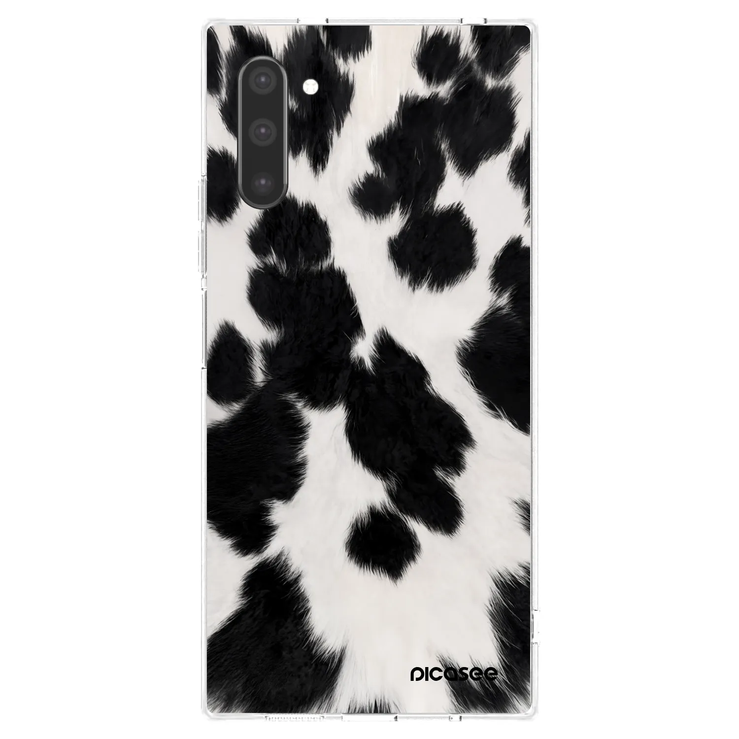 Picasee silikonový průhledný obal pro Samsung Galaxy Note 10 N970F - Black Moo