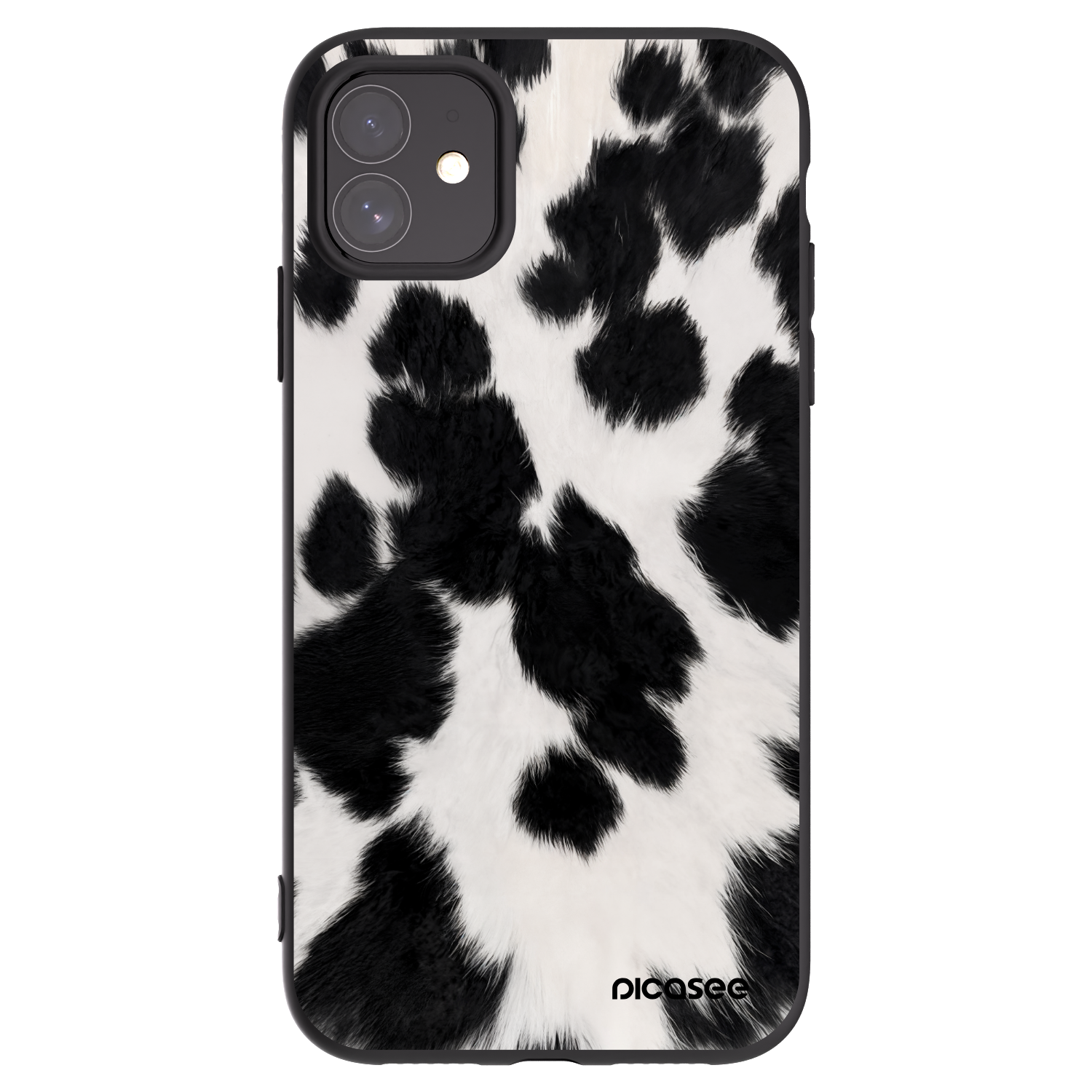 Picasee silikonový černý obal pro Apple iPhone 11 - Black Moo