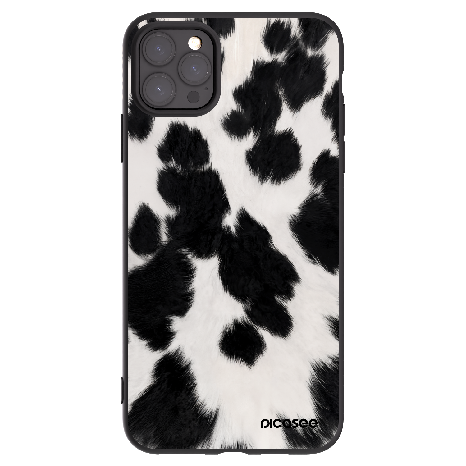 Picasee silikonový černý obal pro Apple iPhone 11 Pro Max - Black Moo