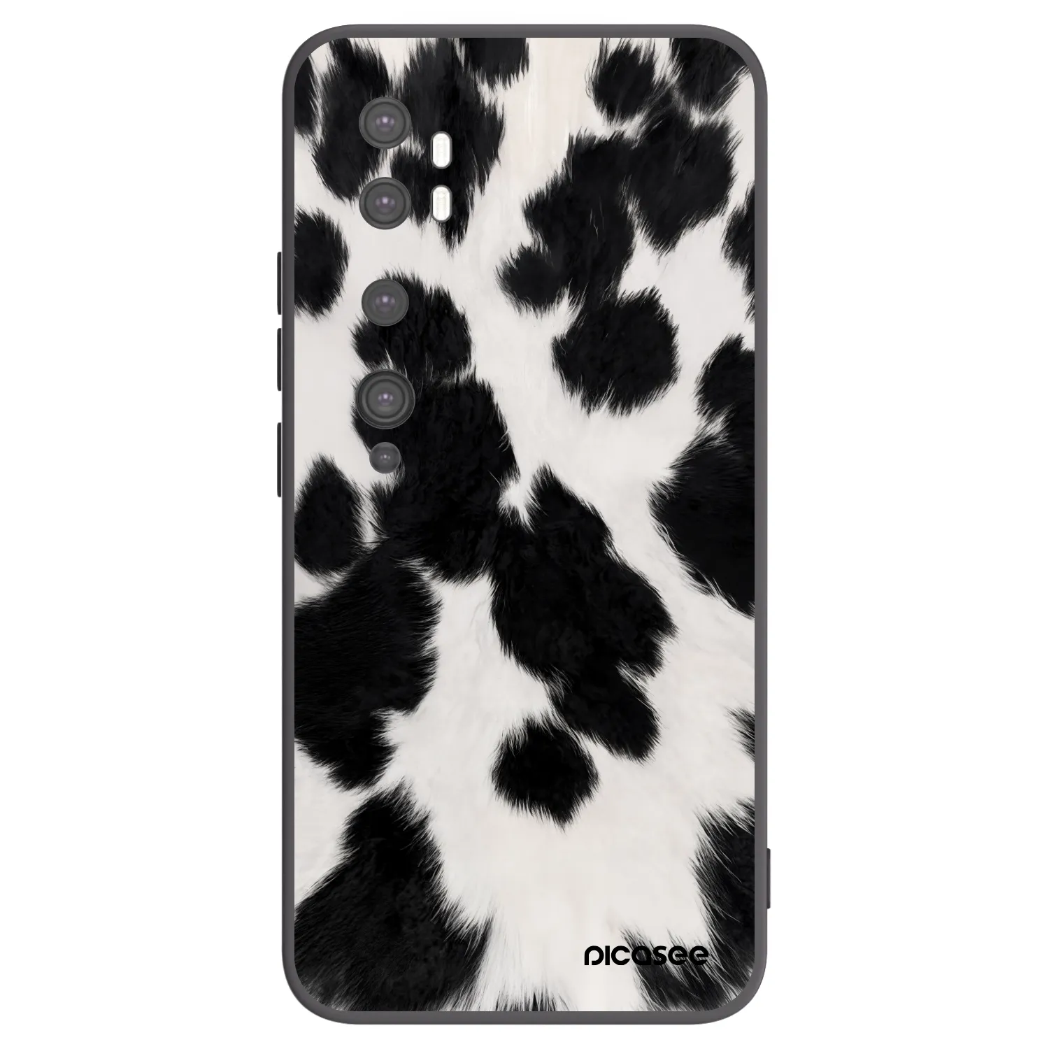 Picasee silikonový černý obal pro Xiaomi Mi Note 10 (Pro) - Black Moo