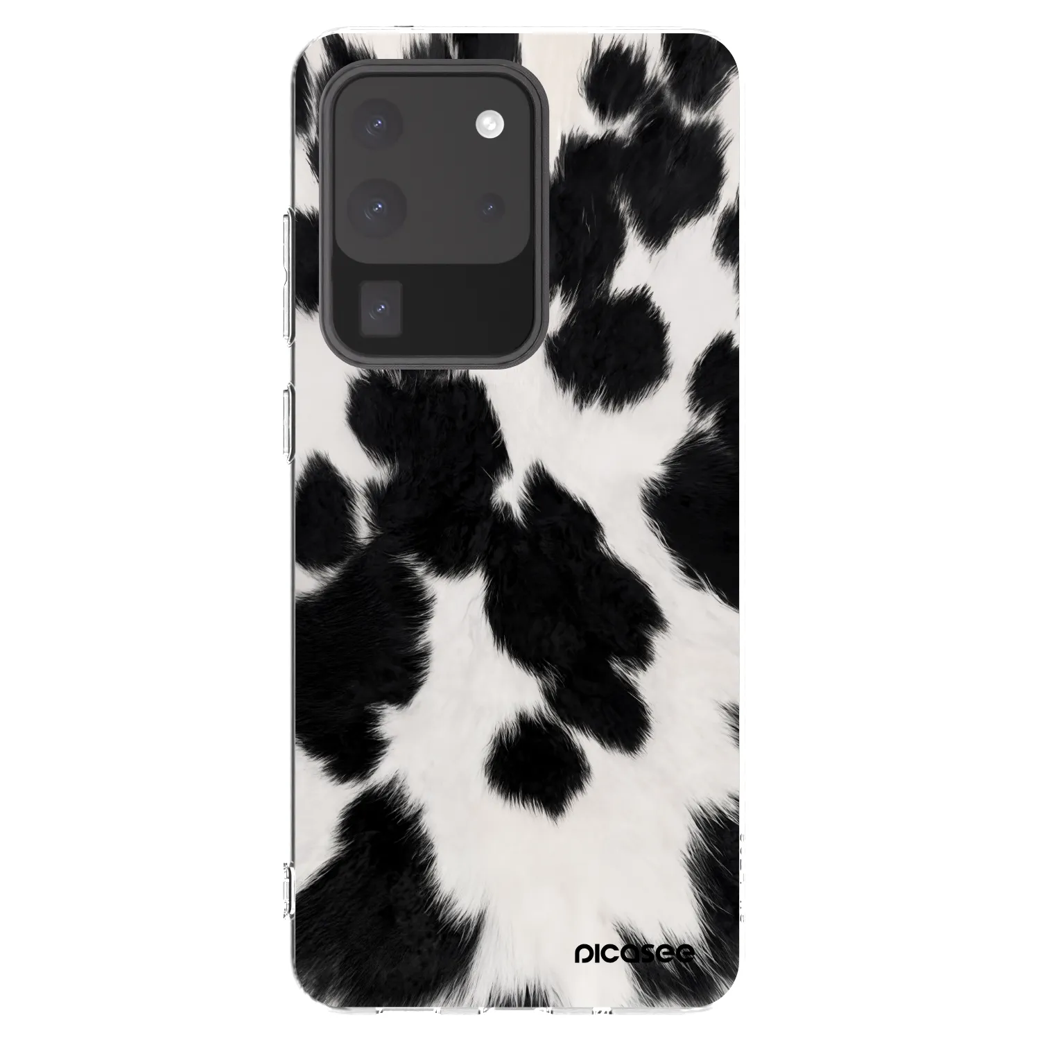 Picasee silikonový průhledný obal pro Samsung Galaxy S20 Ultra 5G G988F - Black Moo