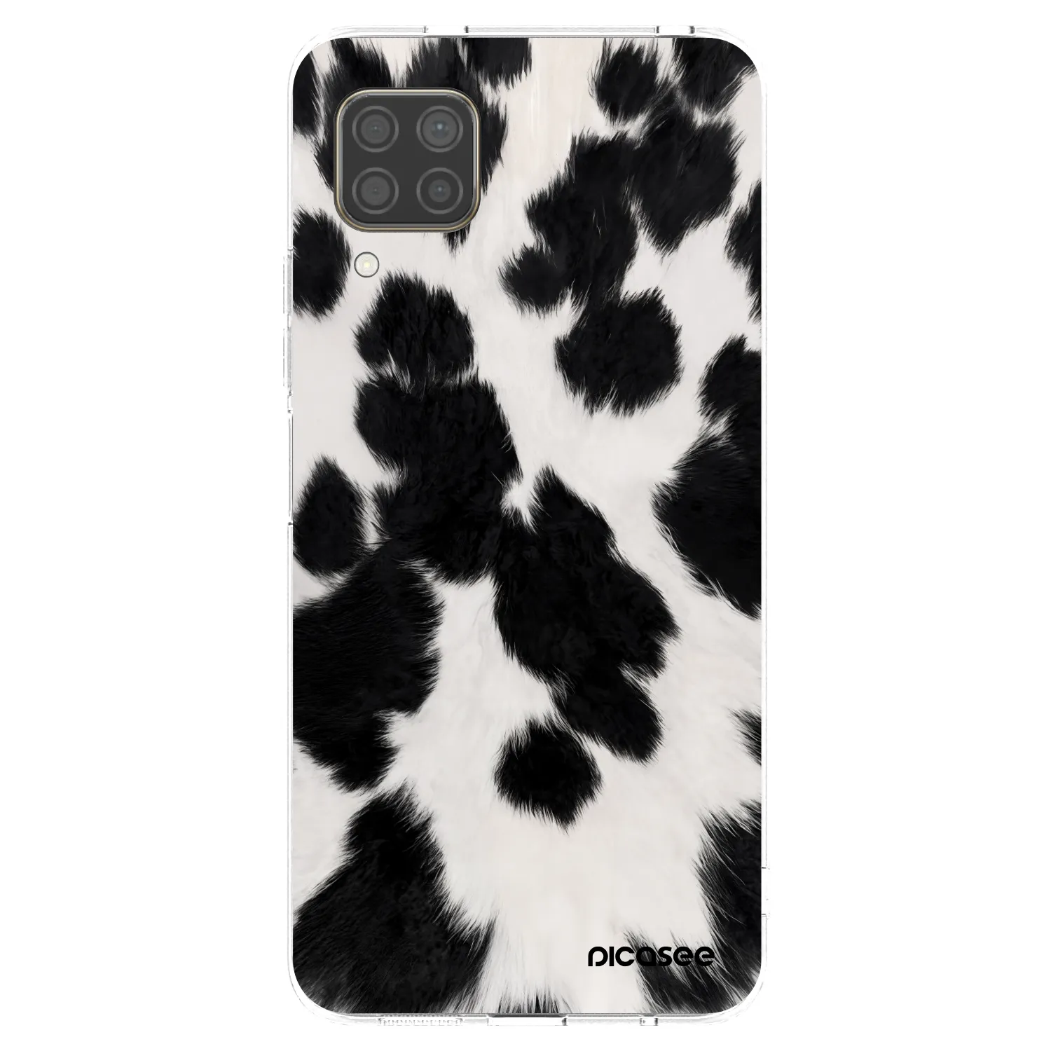 Picasee silikonový průhledný obal pro Huawei P40 Lite - Black Moo