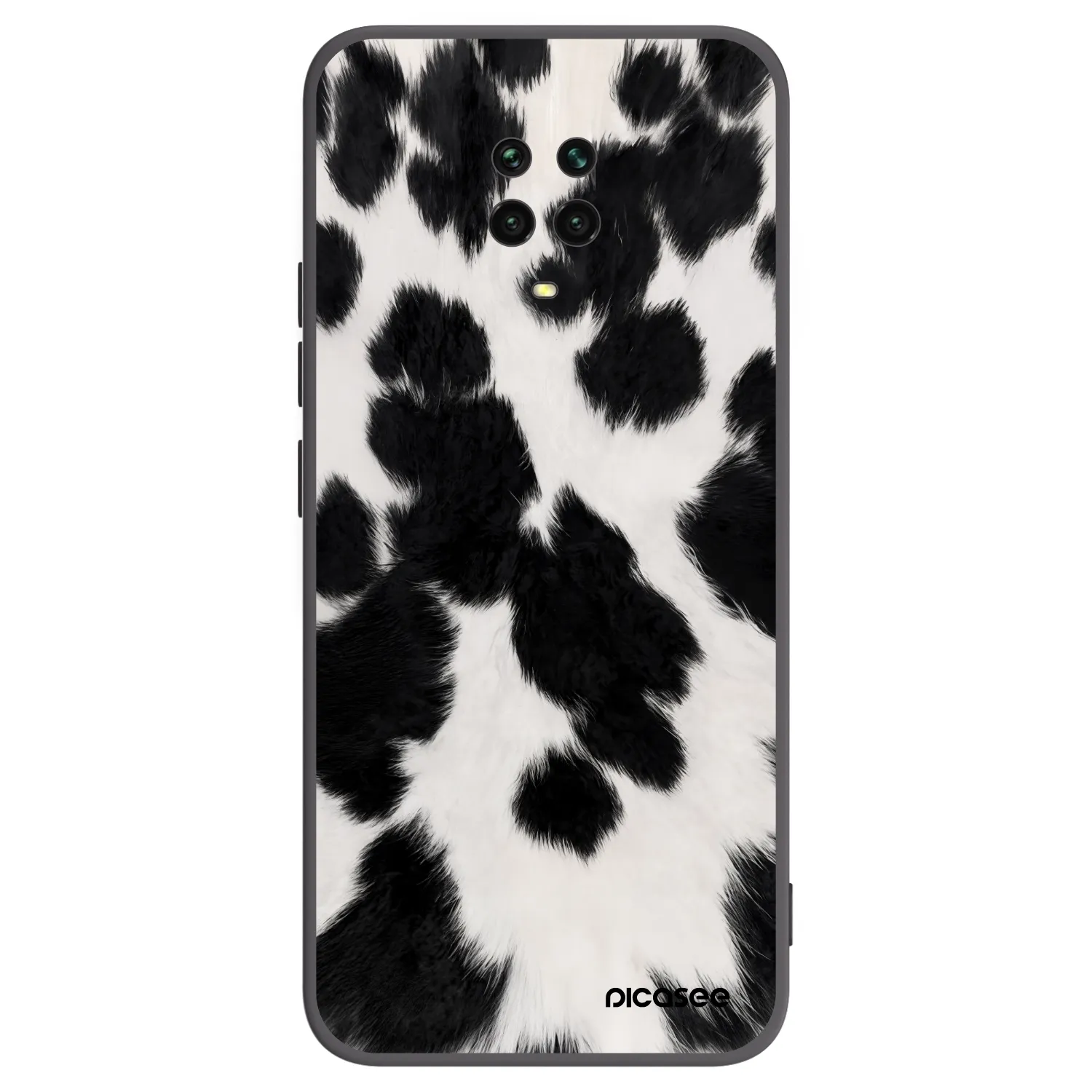 Picasee silikonový černý obal pro Xiaomi Redmi Note 9S - Black Moo