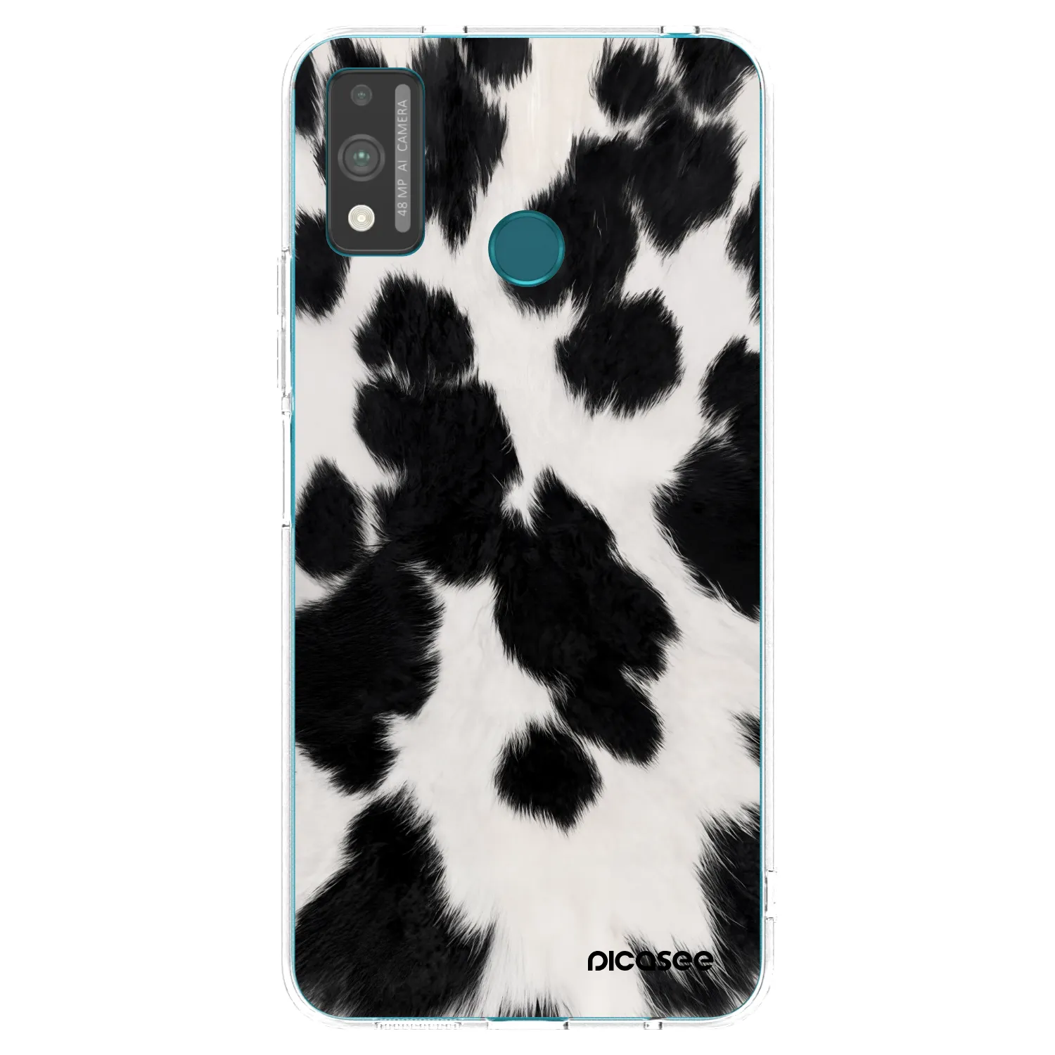 Picasee silikonový průhledný obal pro Honor 9X Lite - Black Moo