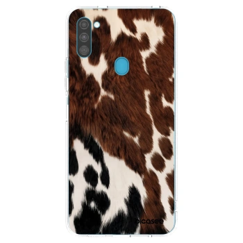 Picasee silikonový průhledný obal pro Samsung Galaxy M11 - Rust