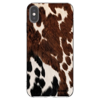 Picasee silikonový průhledný obal pro Apple iPhone XS Max - Rust