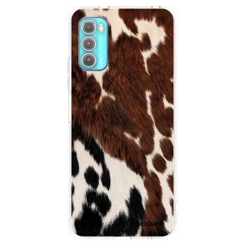 Picasee silikonový průhledný obal pro Motorola Moto G60 - Rust