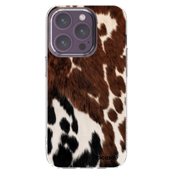 Picasee silikonový průhledný obal pro Apple iPhone 14 Pro - Rust