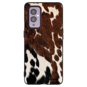 Picasee silikonový černý obal pro OnePlus 9 - Rust