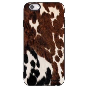 Picasee silikonový černý obal pro Apple iPhone 6/6S - Rust