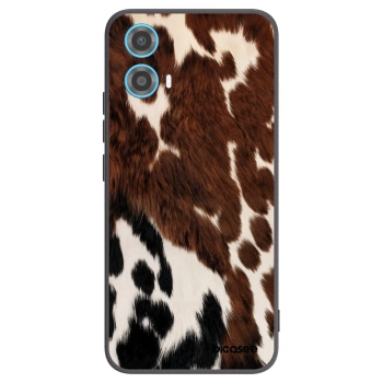 Picasee silikonový černý obal pro Motorola Moto G34 5G - Rust