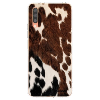 Picasee silikonový průhledný obal pro Samsung Galaxy A70 A705F - Rust