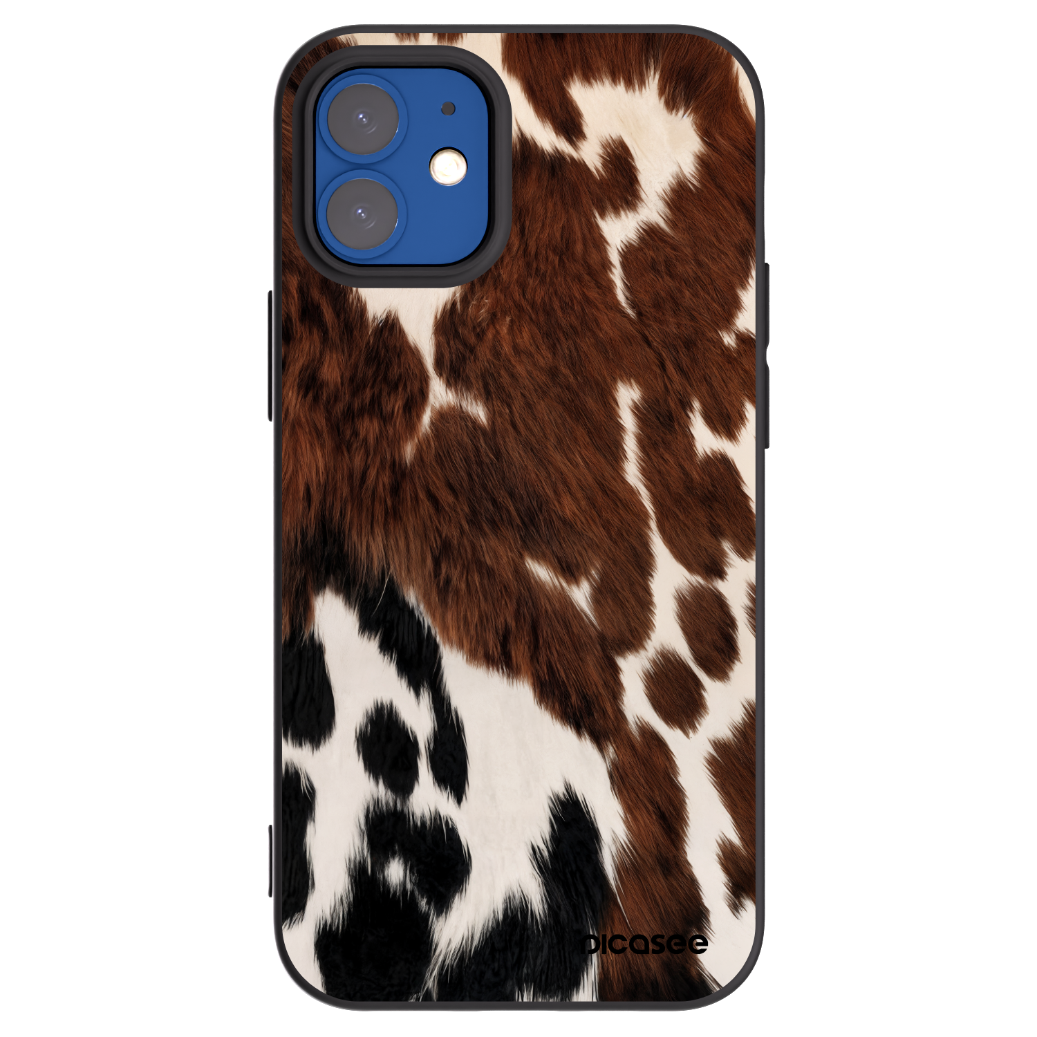 Picasee silikonový černý obal pro Apple iPhone 12 mini - Rust