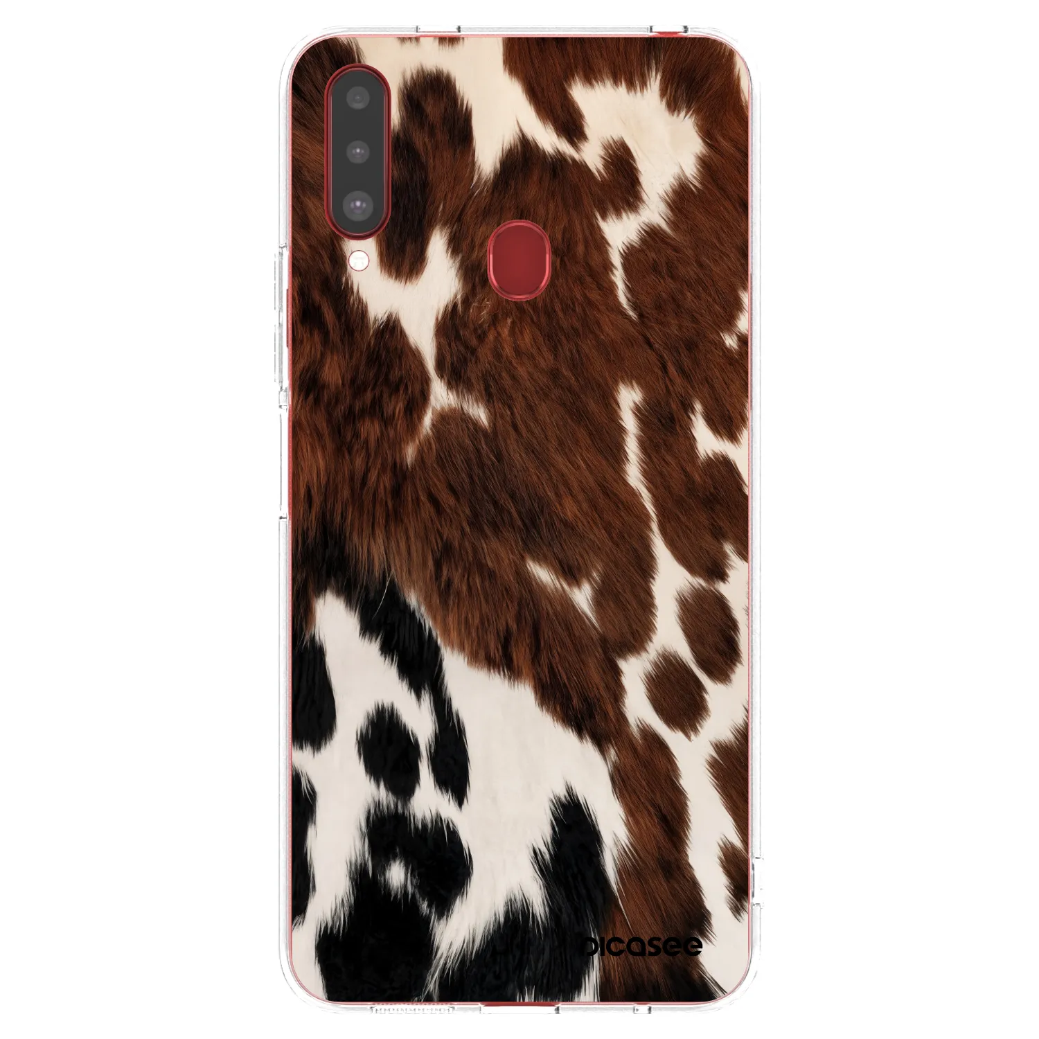Picasee silikonový průhledný obal pro Samsung Galaxy A20s - Rust