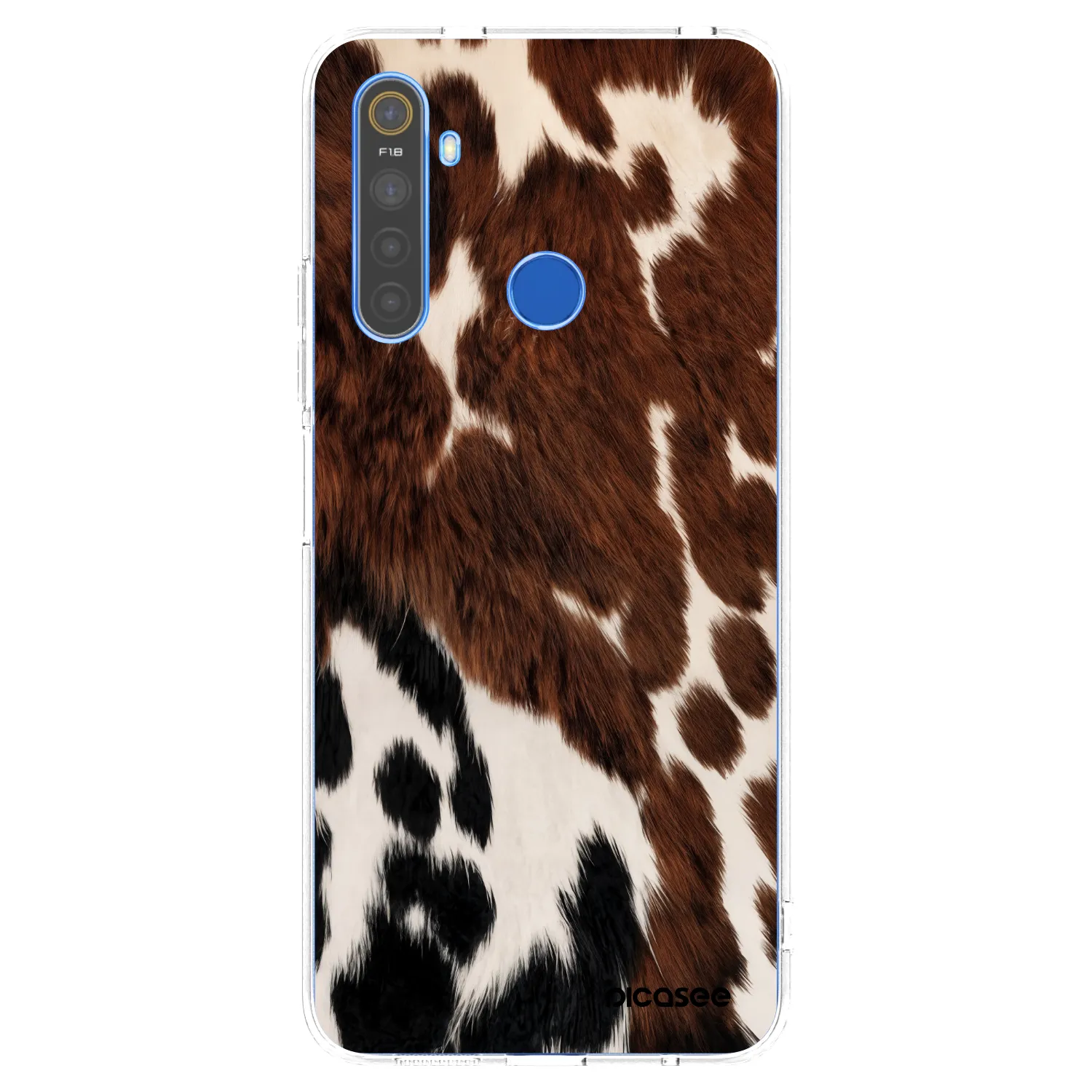 Picasee silikonový průhledný obal pro Realme 5 - Rust