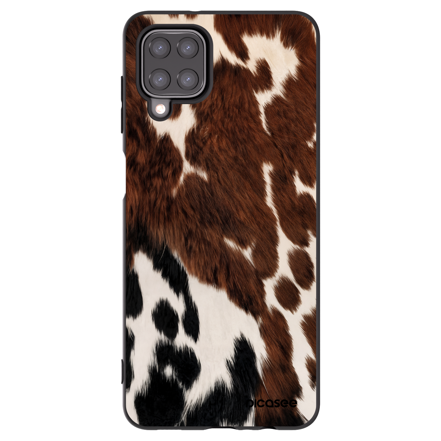 Picasee silikonový černý obal pro Samsung Galaxy A12 A125F - Rust
