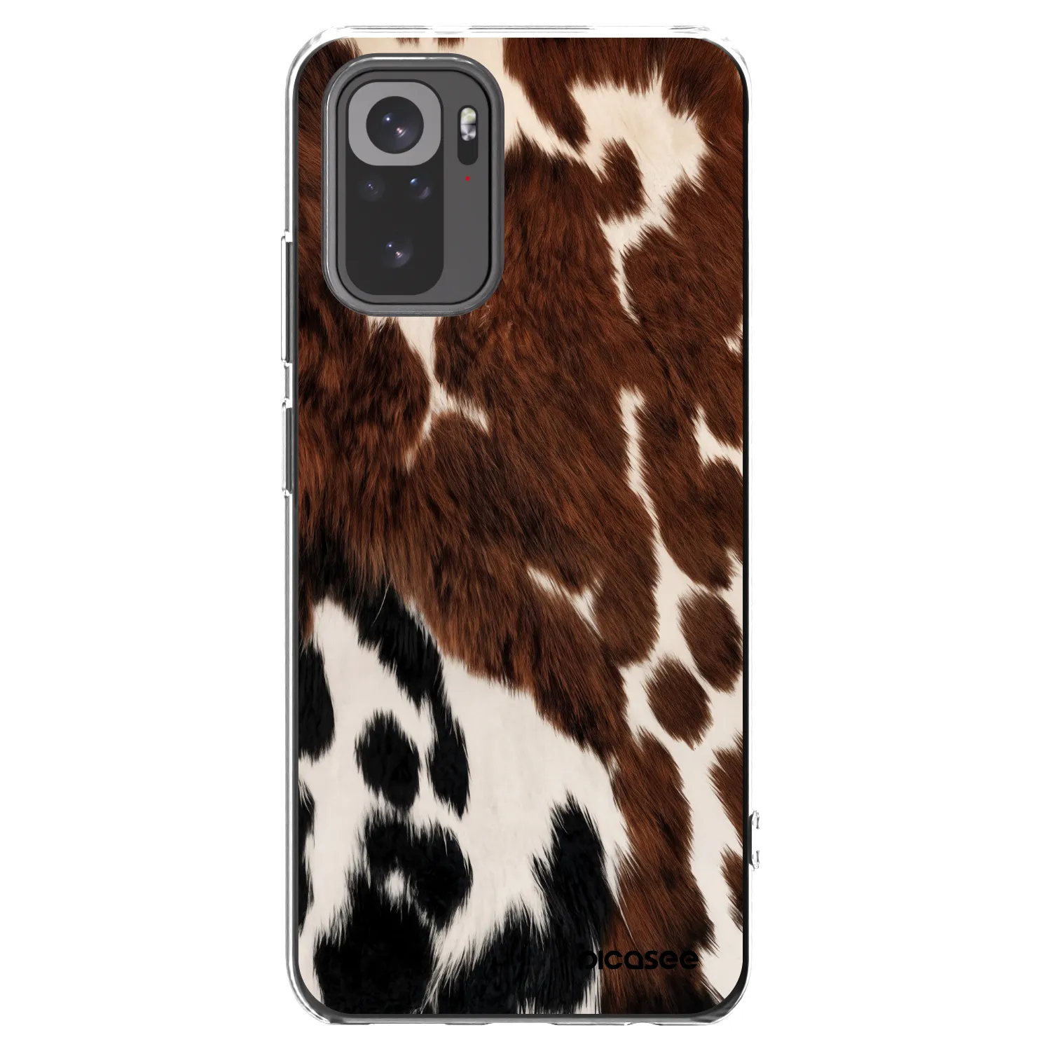 Picasee silikonový průhledný obal pro Xiaomi Redmi Note 10 - Rust