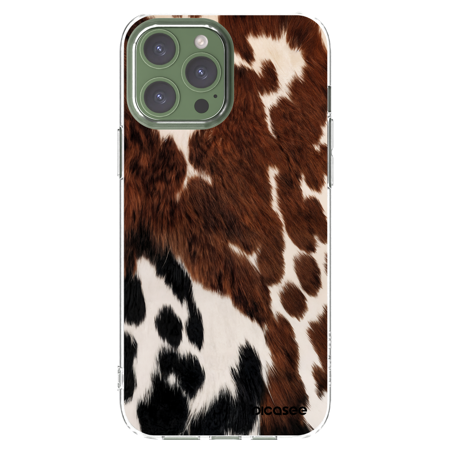 Picasee silikonový průhledný obal pro Apple iPhone 13 Pro Max - Rust