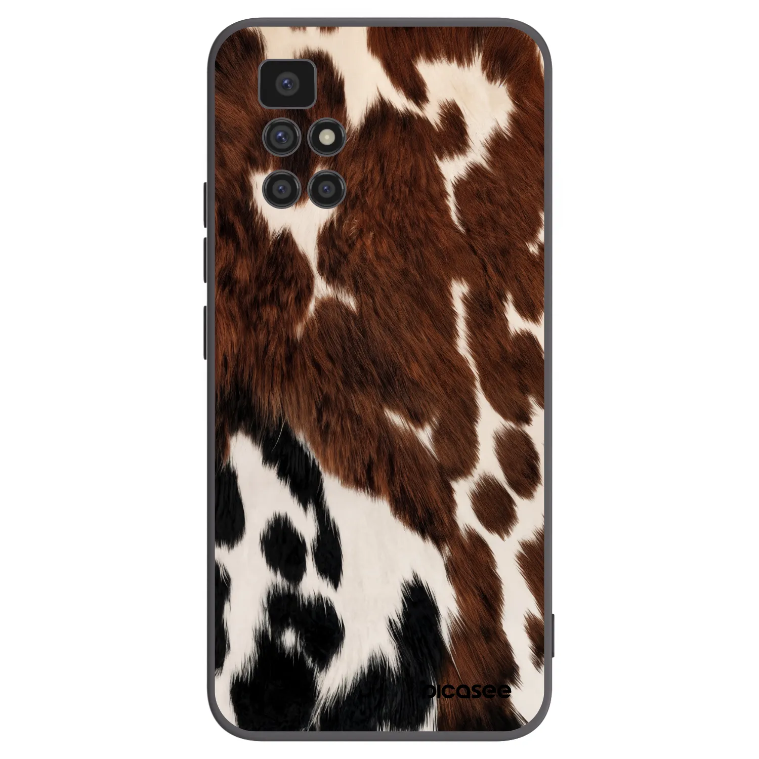 Picasee silikonový černý obal pro Xiaomi Redmi 10 - Rust