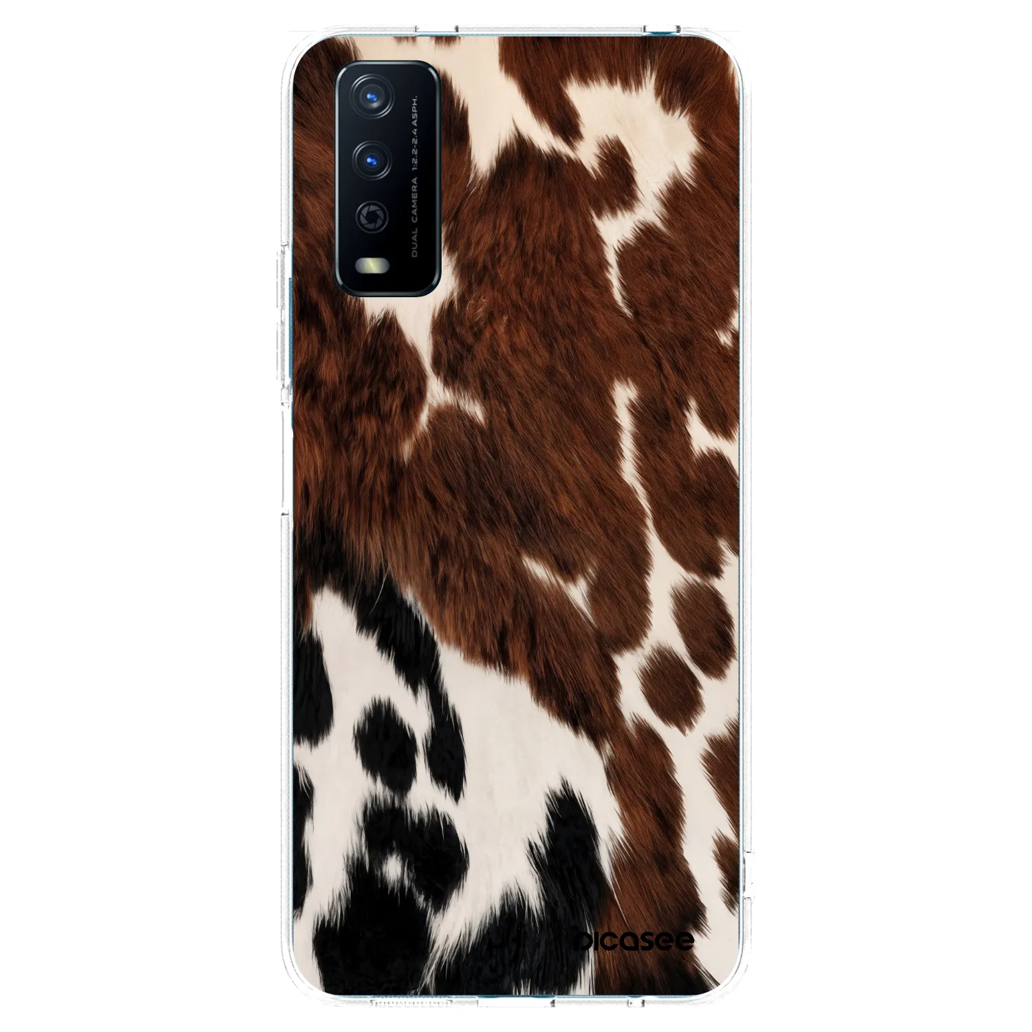 Picasee silikonový průhledný obal pro Vivo Y11s - Rust