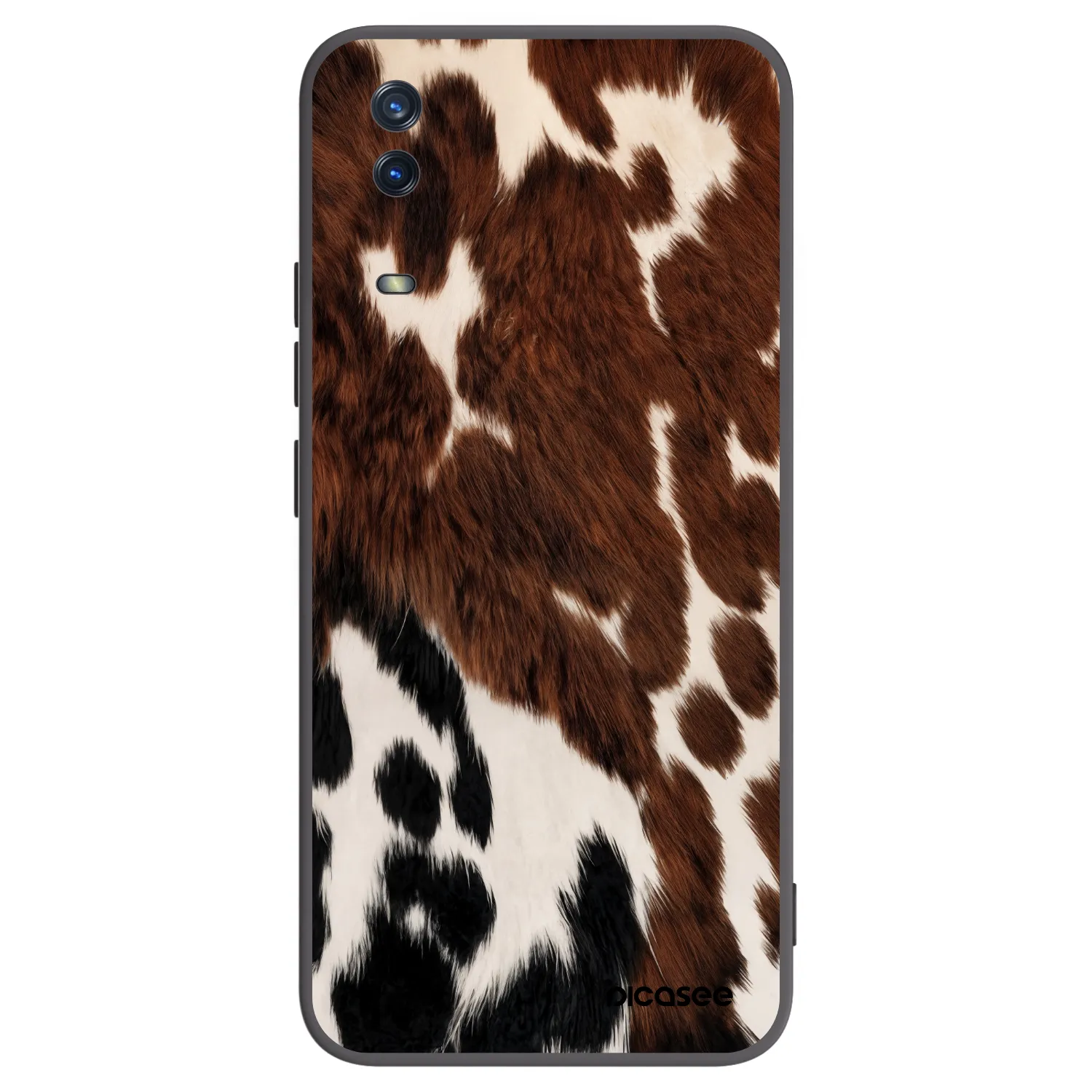 Picasee silikonový černý obal pro Vivo Y11s - Rust