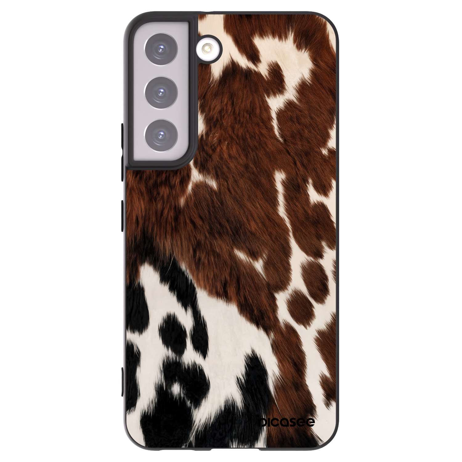 Picasee silikonový černý obal pro Samsung Galaxy S22 5G - Rust